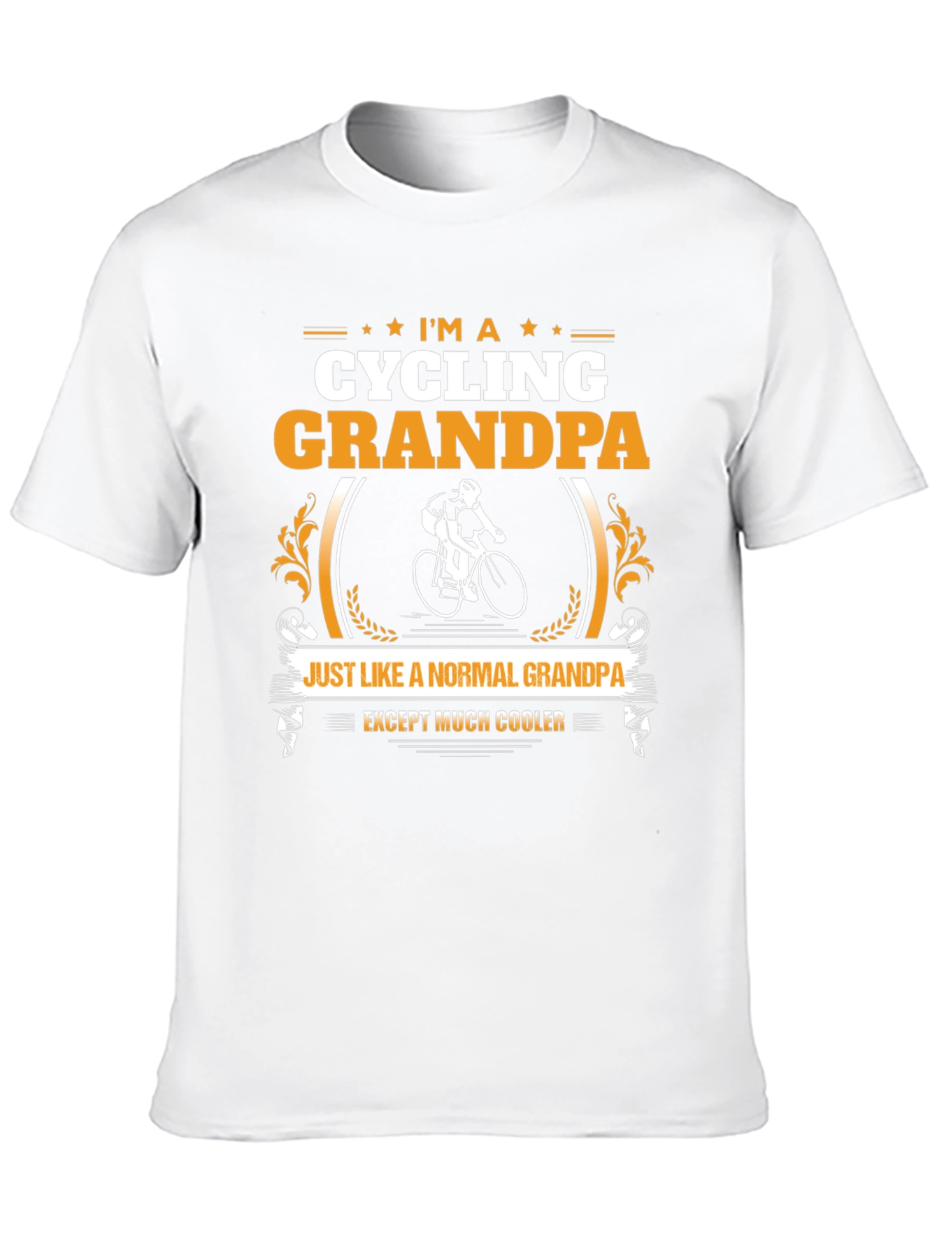 Cycling Grandpa T-Shirt - Cool Biker Grandfather Tee
