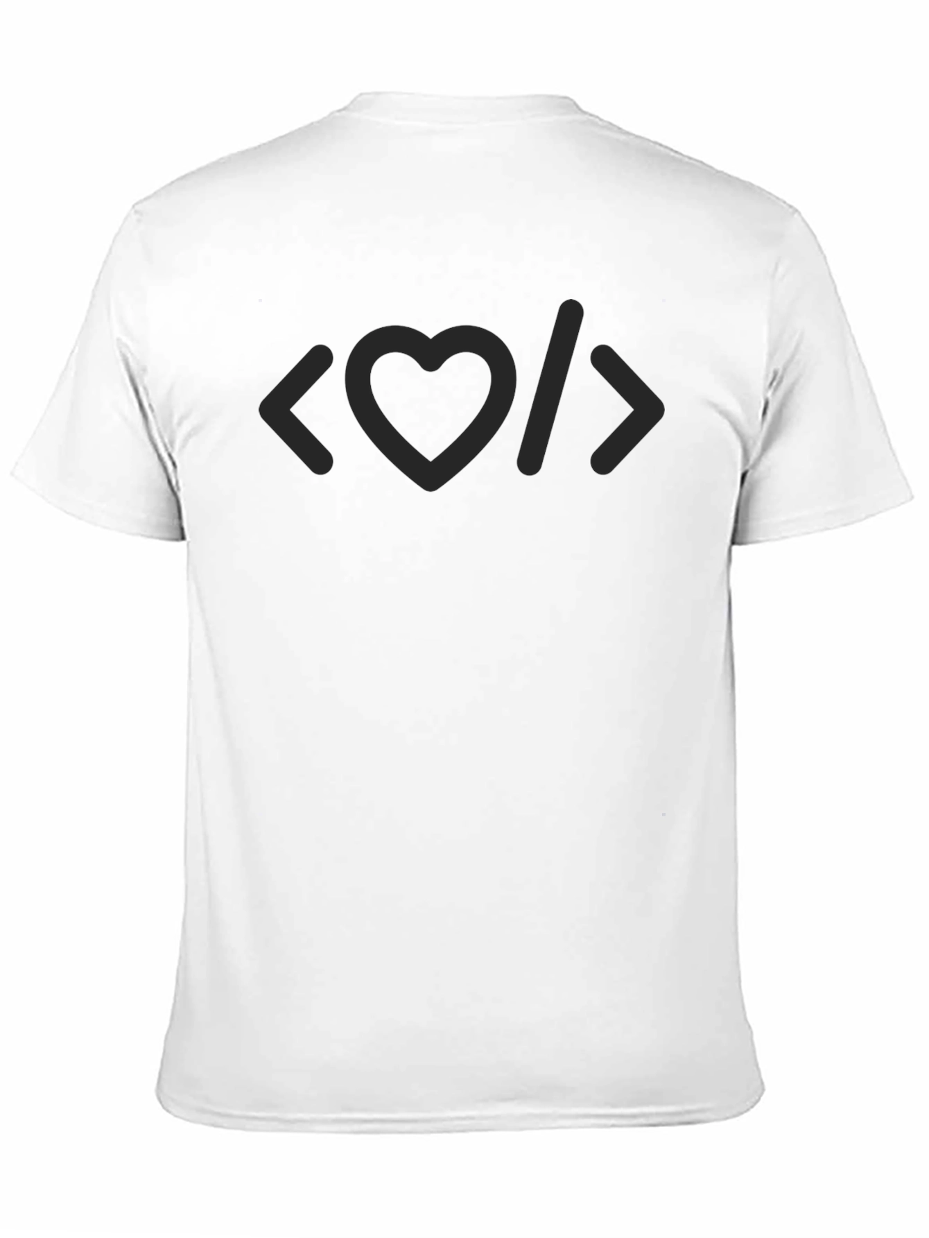 Code Love T-Shirt - Programmer Heart Design