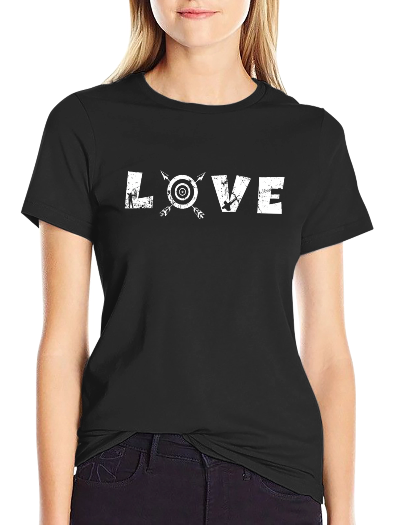 Archery Love Graphic T-Shirt - Target Heart Tee
