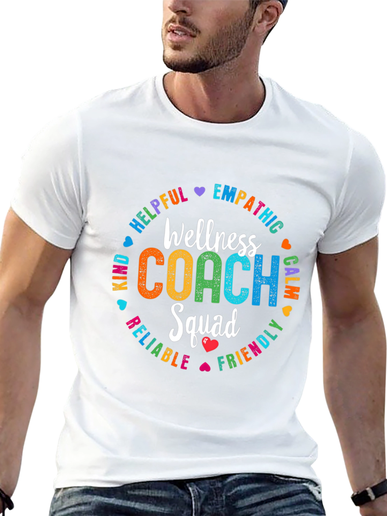 Wellness Coach Squad T-Shirt: Empathetic Helpful Kind
