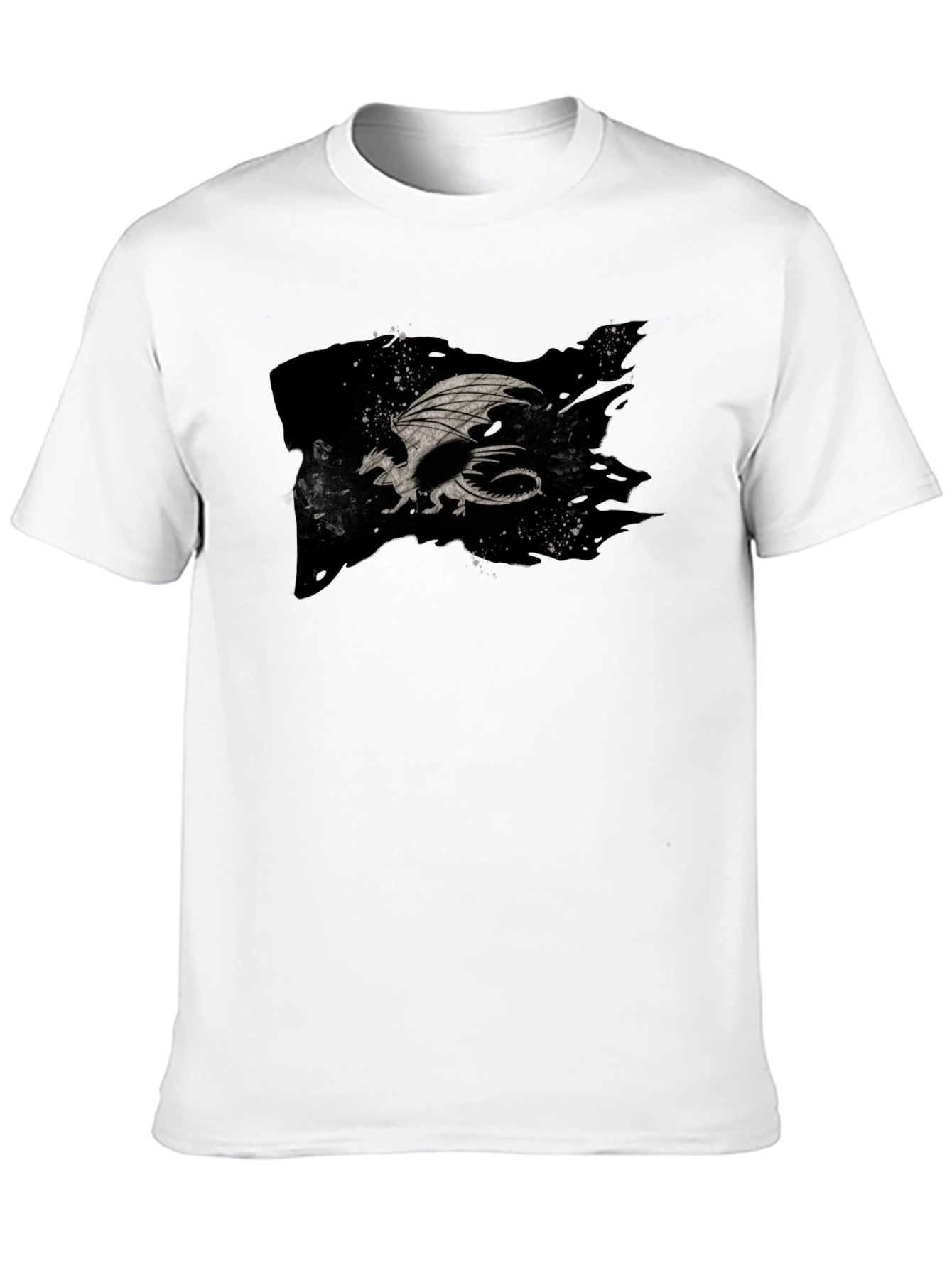 Dragon Graphic Tee - Black