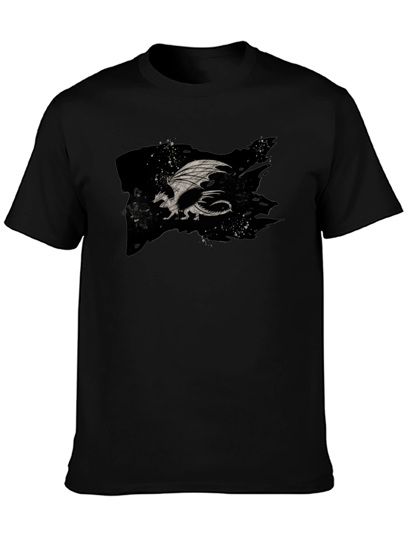 Dragon Graphic Tee - Black