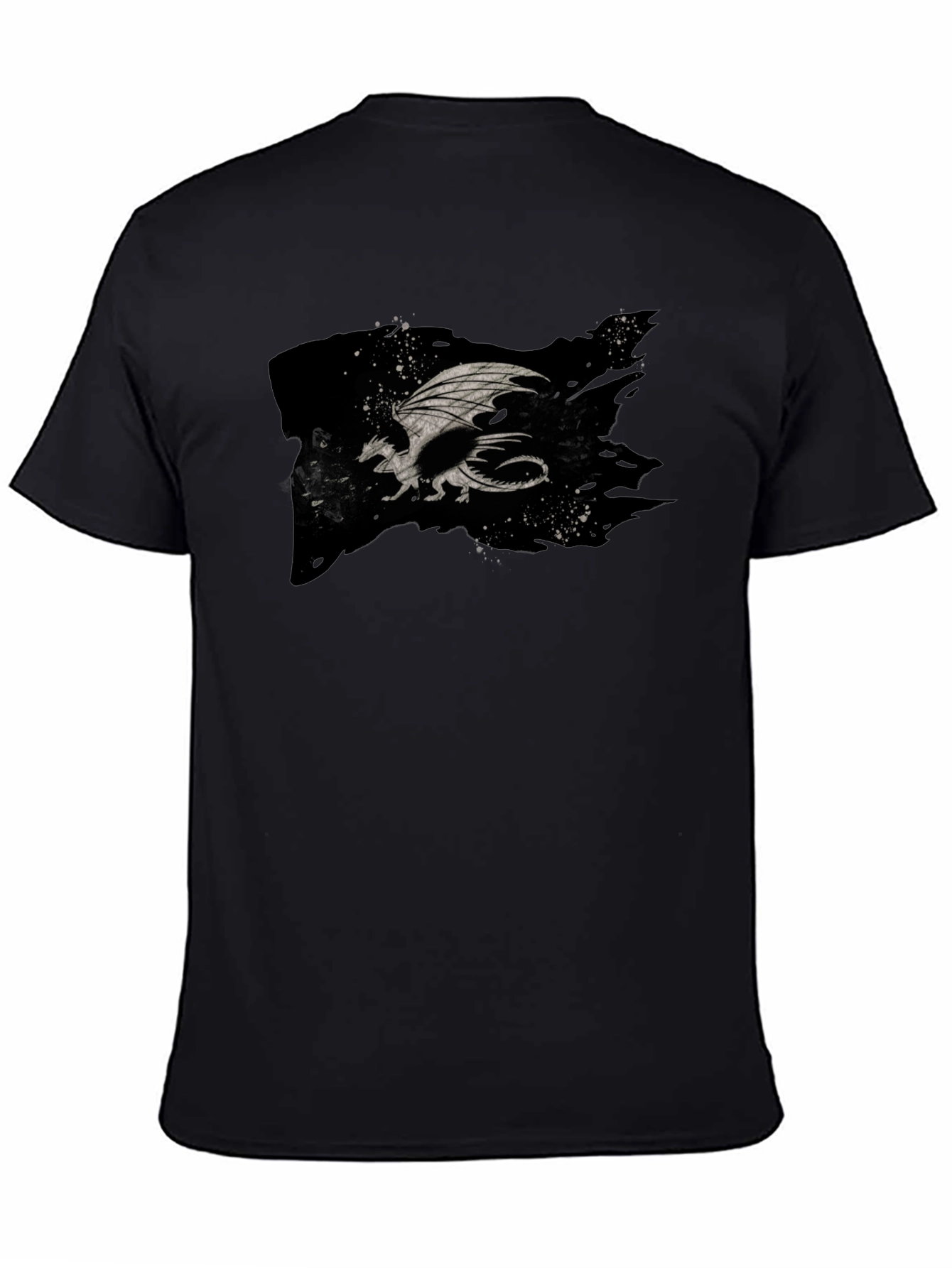 Dragon Graphic Tee - Black