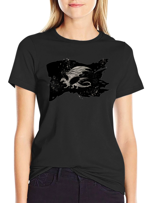 Dragon Graphic Tee - Black