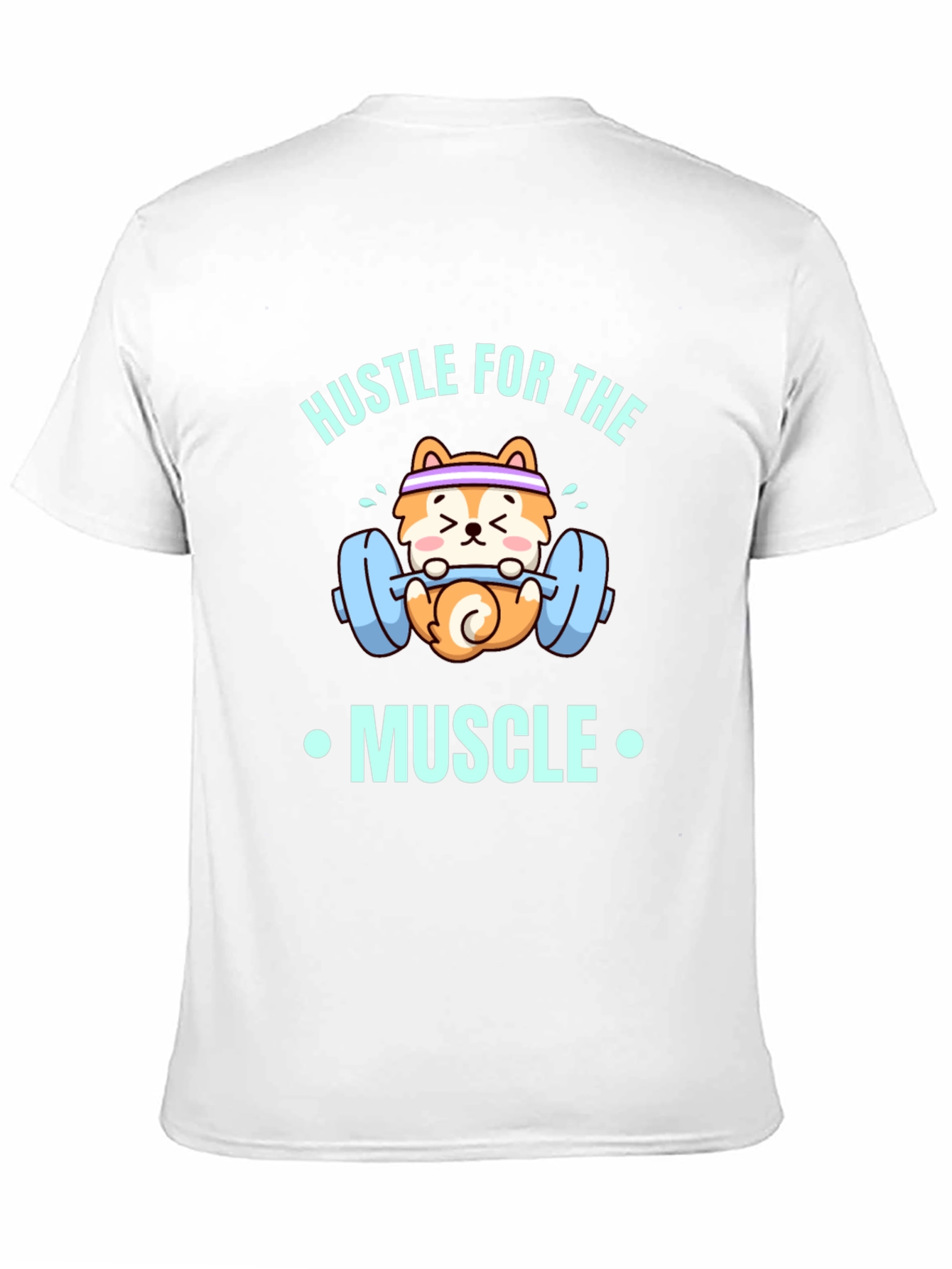 Hustle For The Muscle Black Graphic Tee