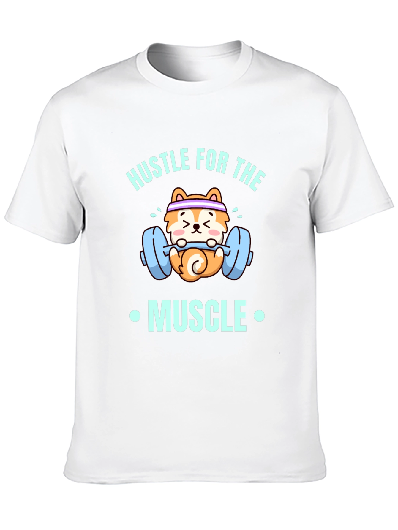 Hustle For The Muscle Black Graphic Tee