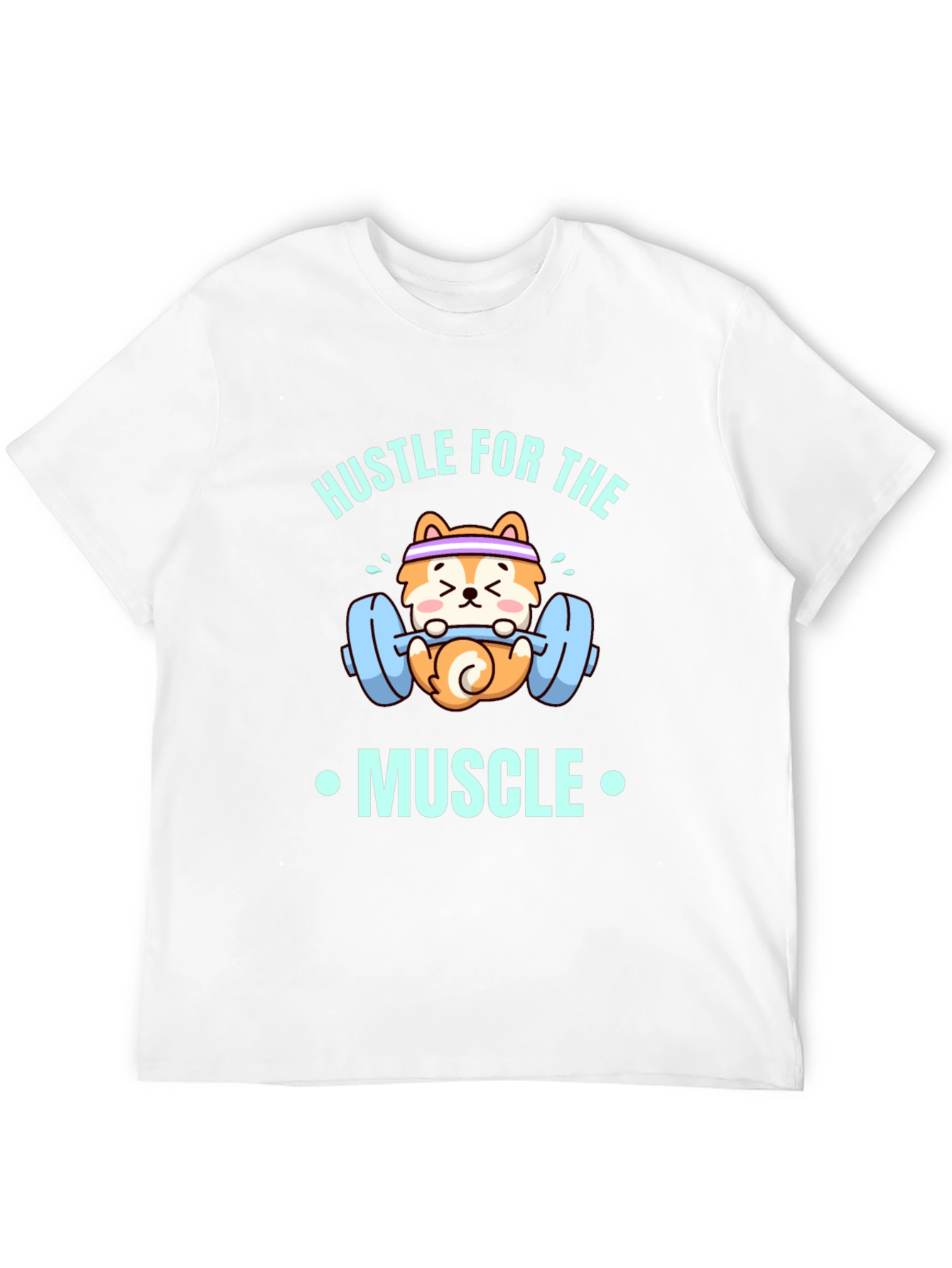 Hustle For The Muscle Black Graphic Tee