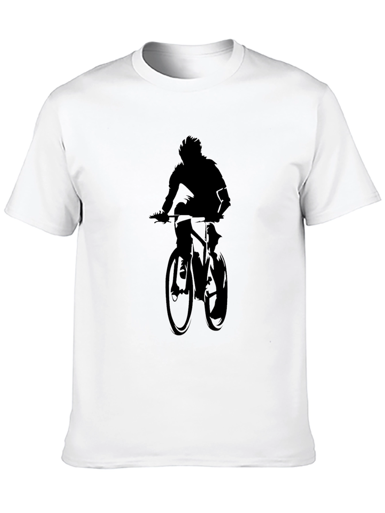 Mountain Biker Graphic Tee - Black