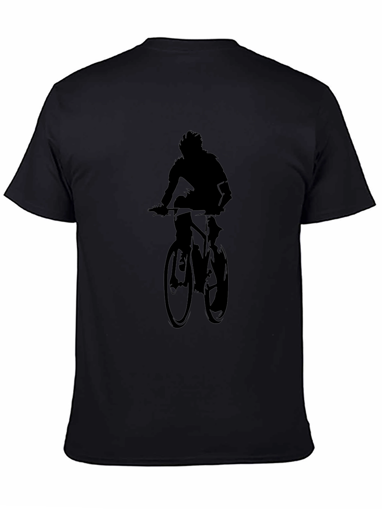 Mountain Biker Graphic Tee - Black