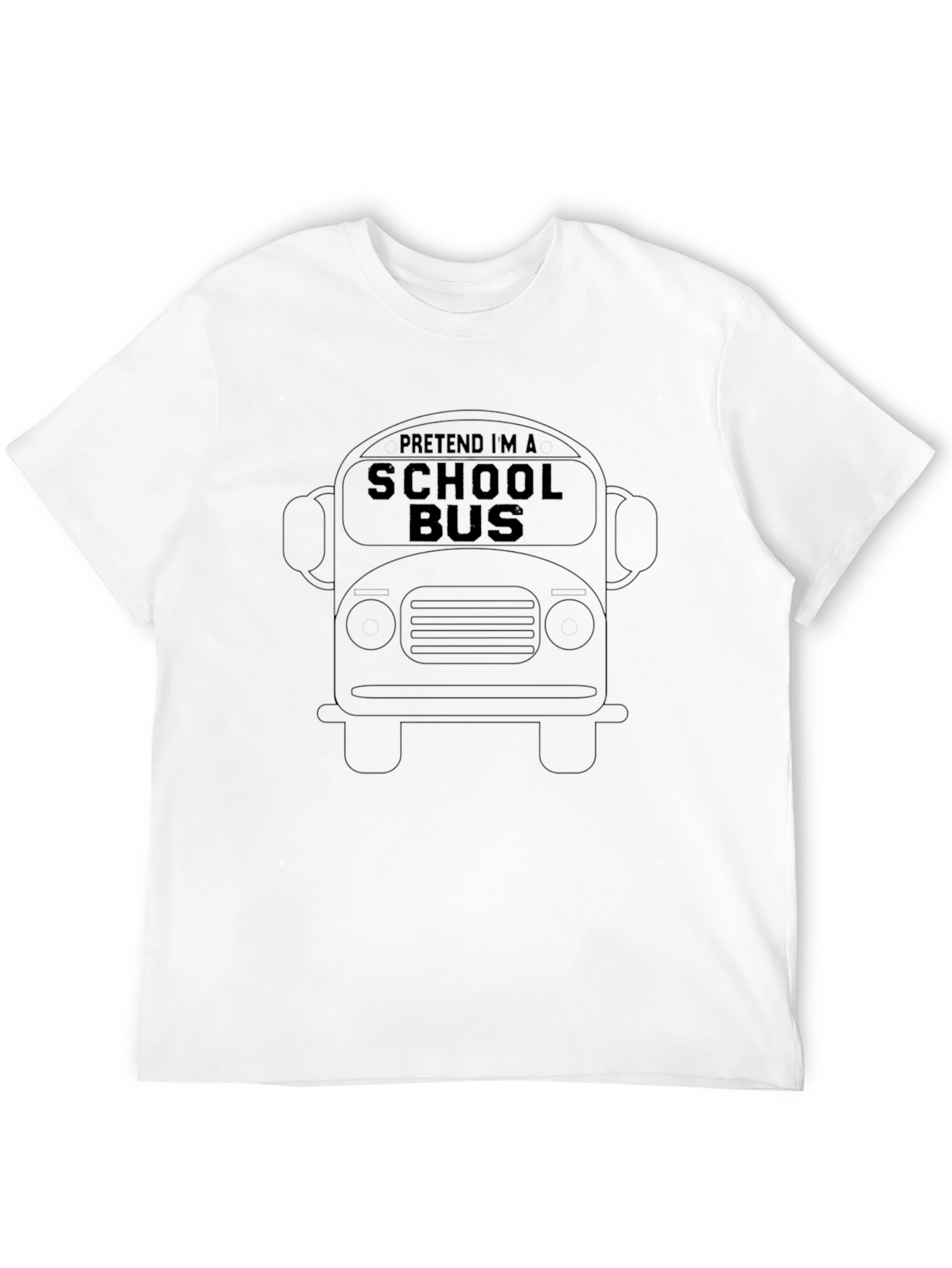Pretend Im A School Bus T-Shirt
