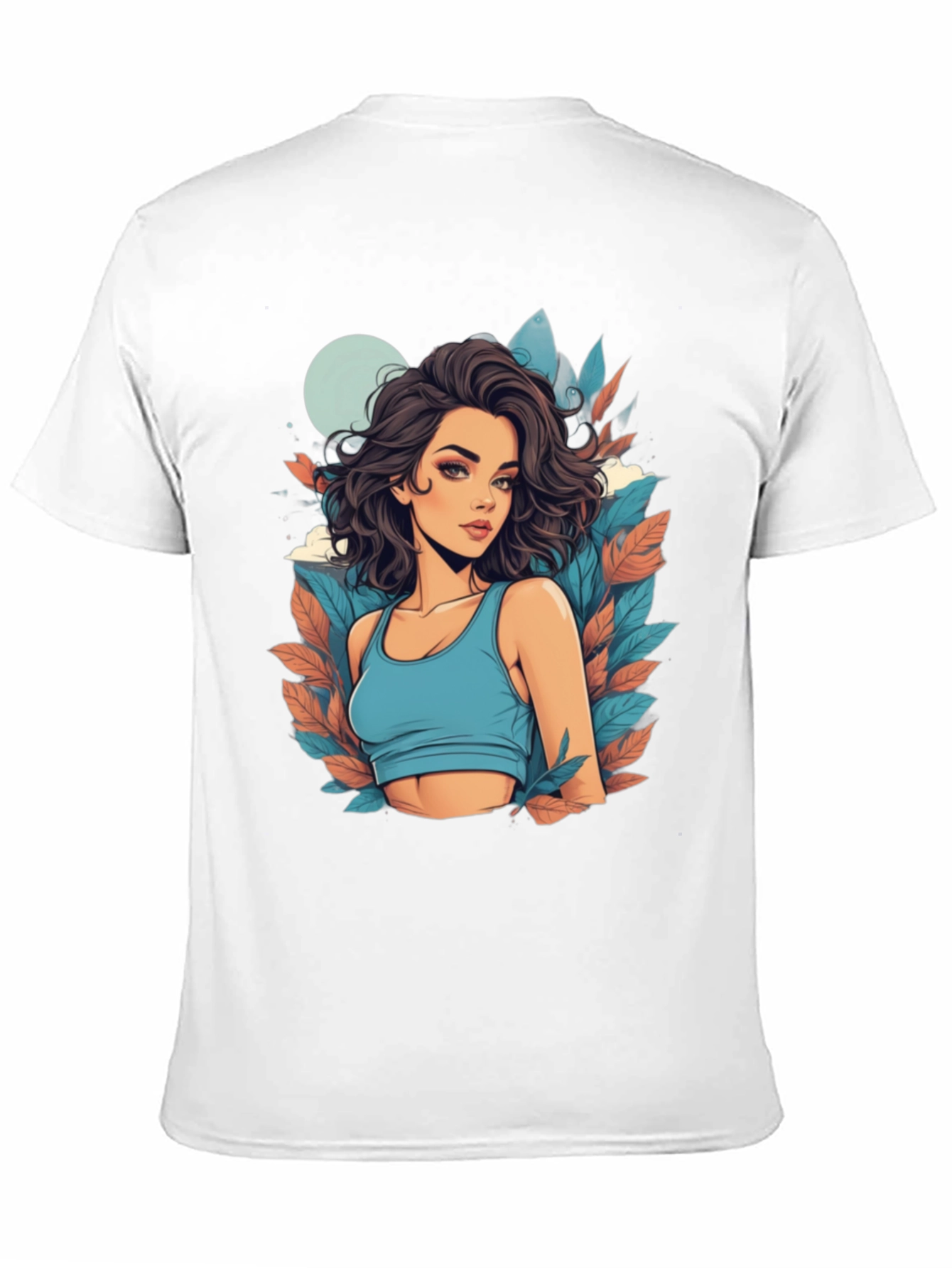 Woman Graphic Tee - Stylish Design