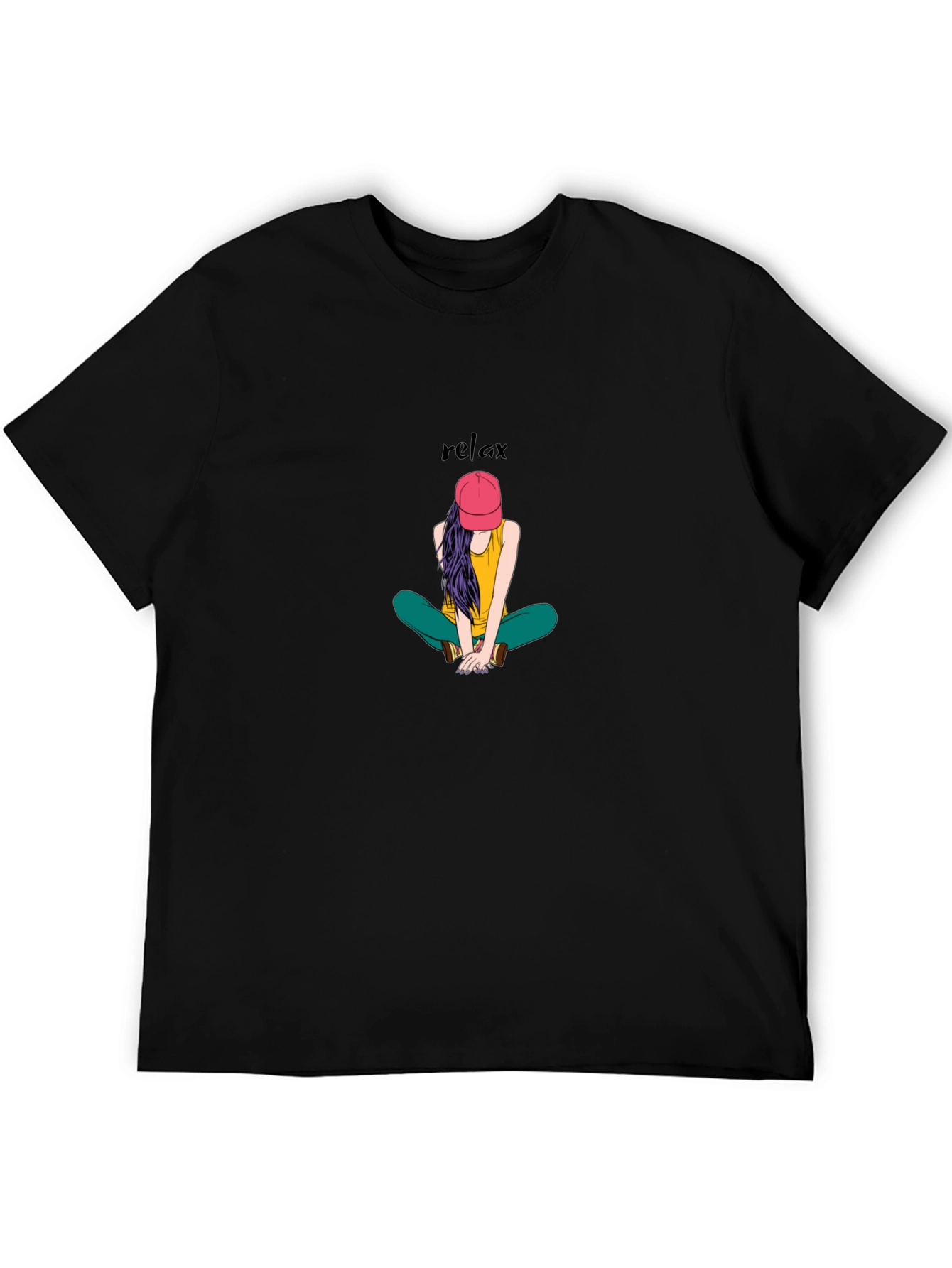 Relaxed Girl Graphic Tee - Cool Casual Shirt