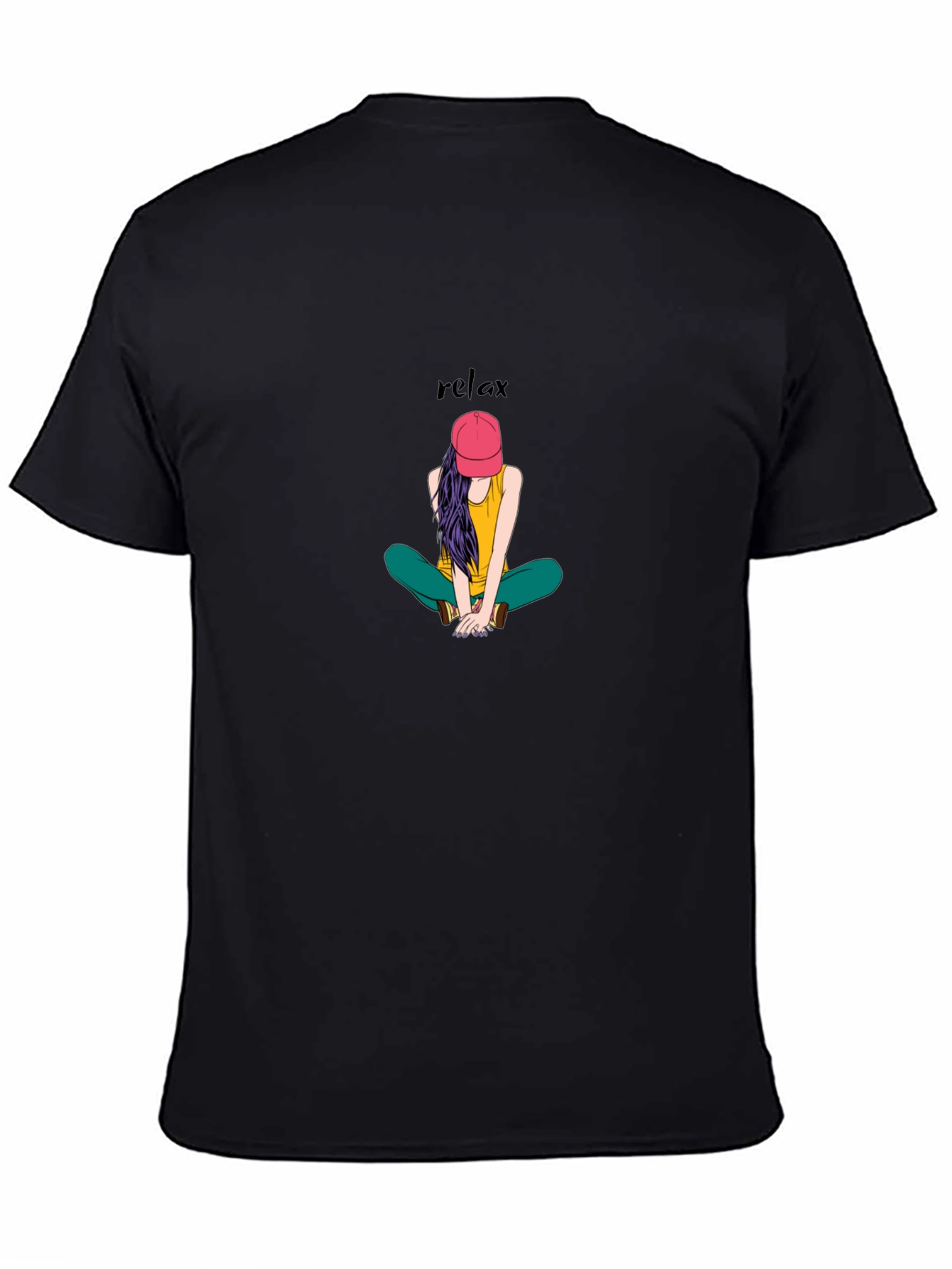Relaxed Girl Graphic Tee - Cool Casual Shirt