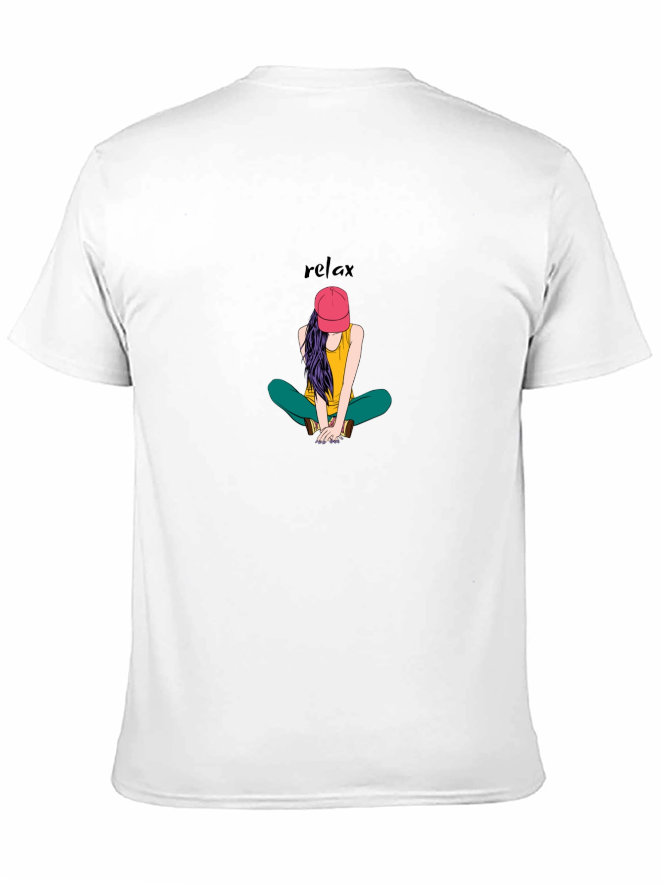 Relaxed Girl Graphic Tee - Cool Casual Shirt