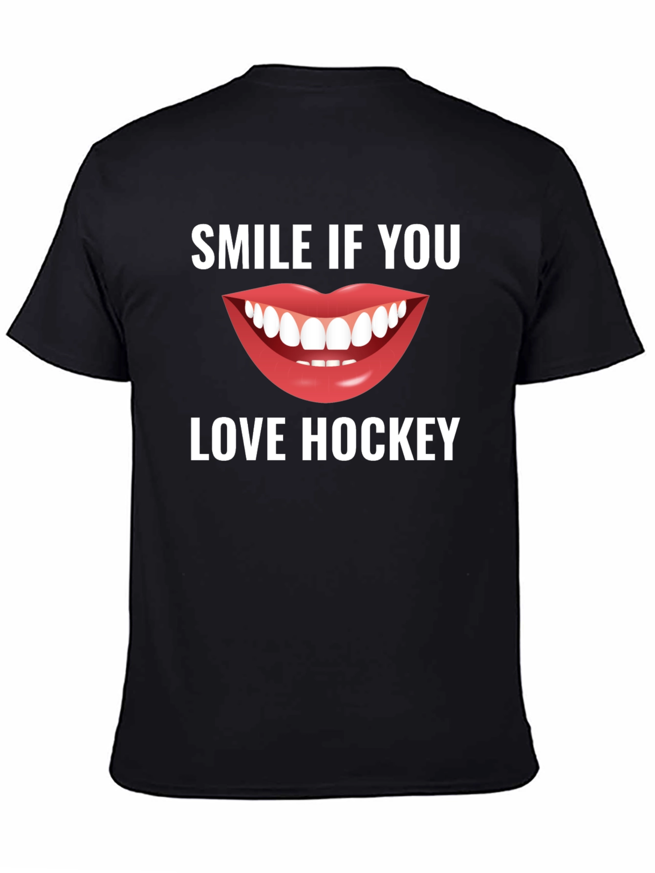 Smile If You Love Hockey T-Shirt