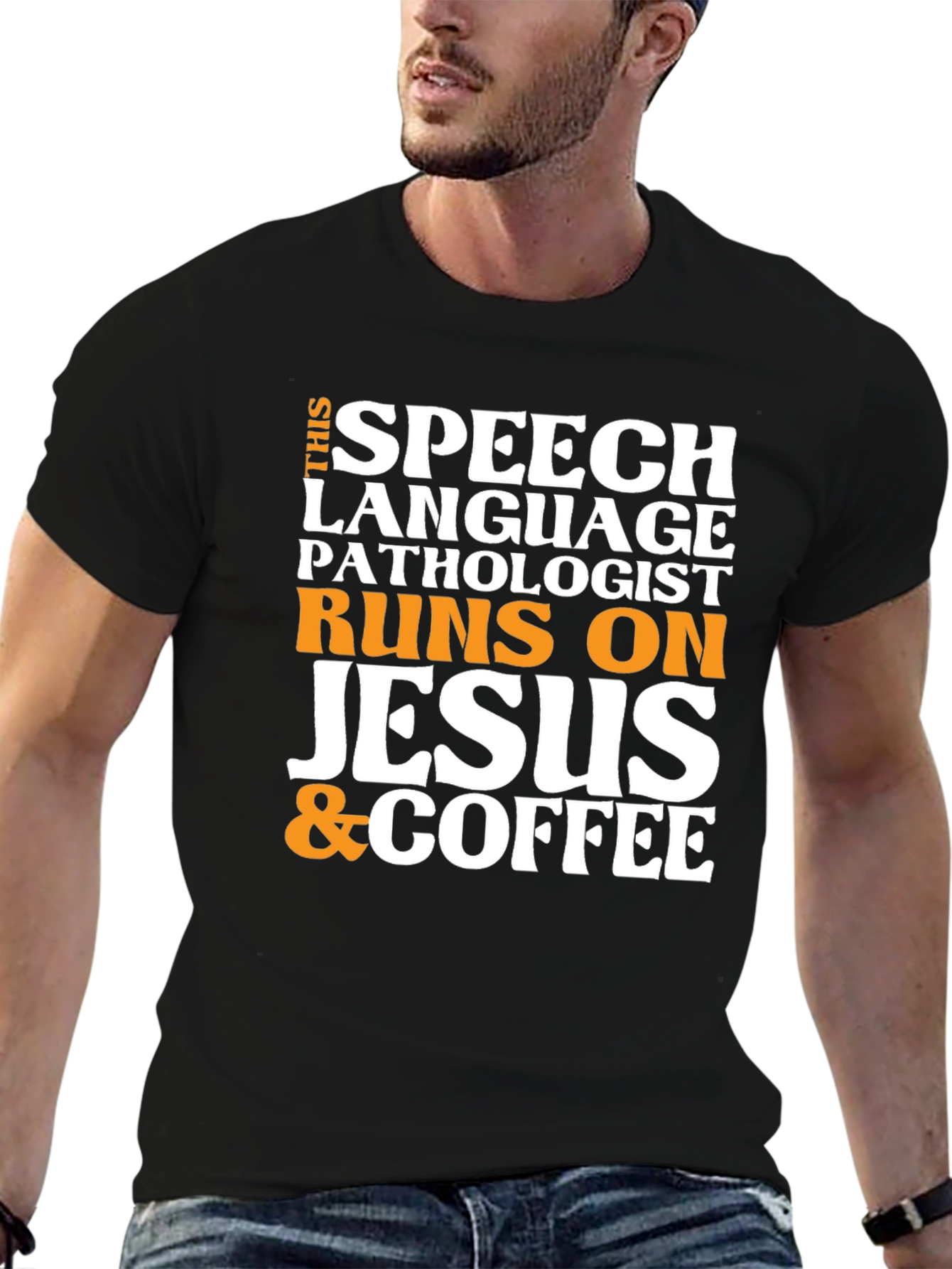Speech Pathologist Jesus & Coffee T-Shirt