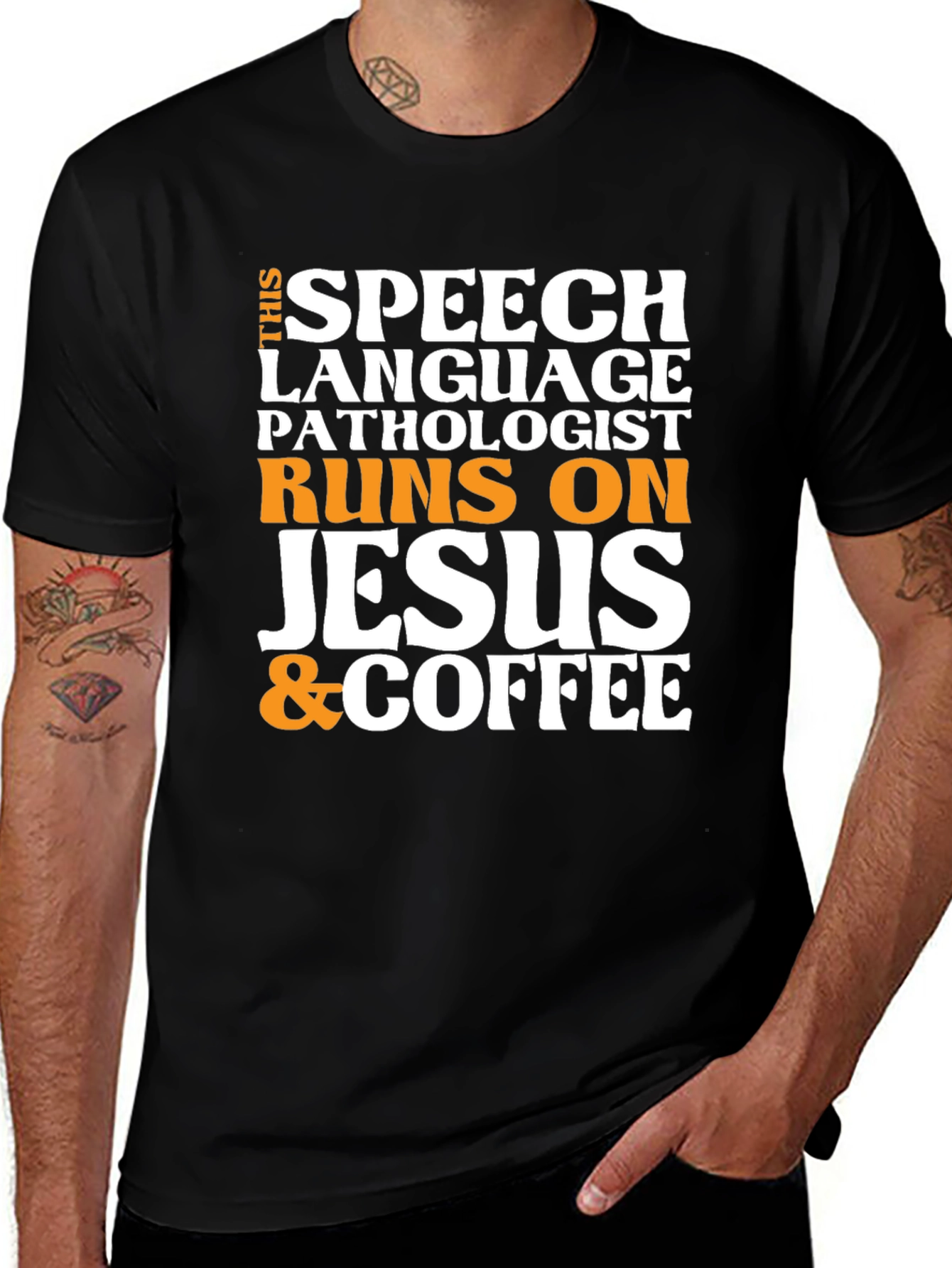 Speech Pathologist Jesus & Coffee T-Shirt