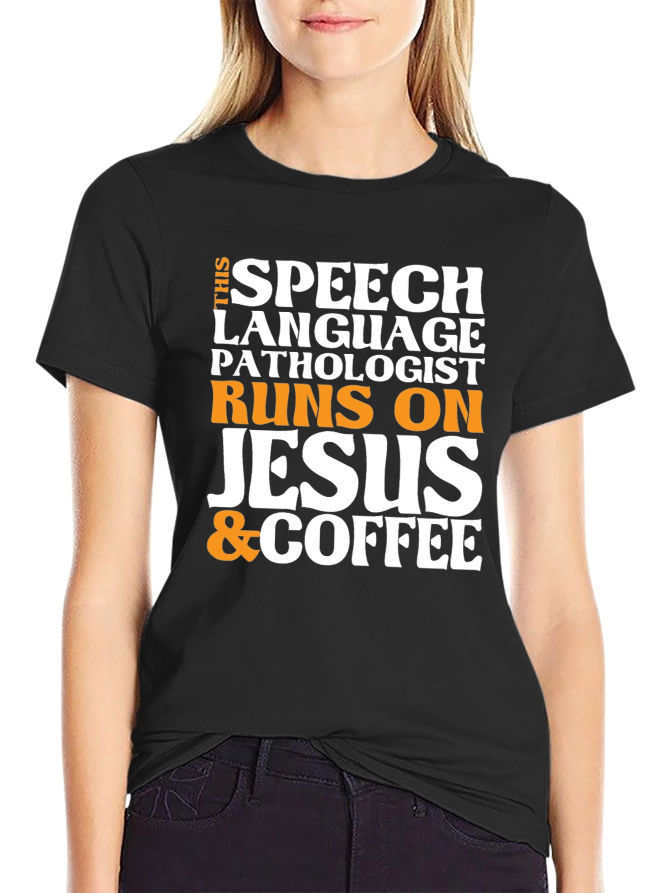 Speech Pathologist Jesus & Coffee T-Shirt
