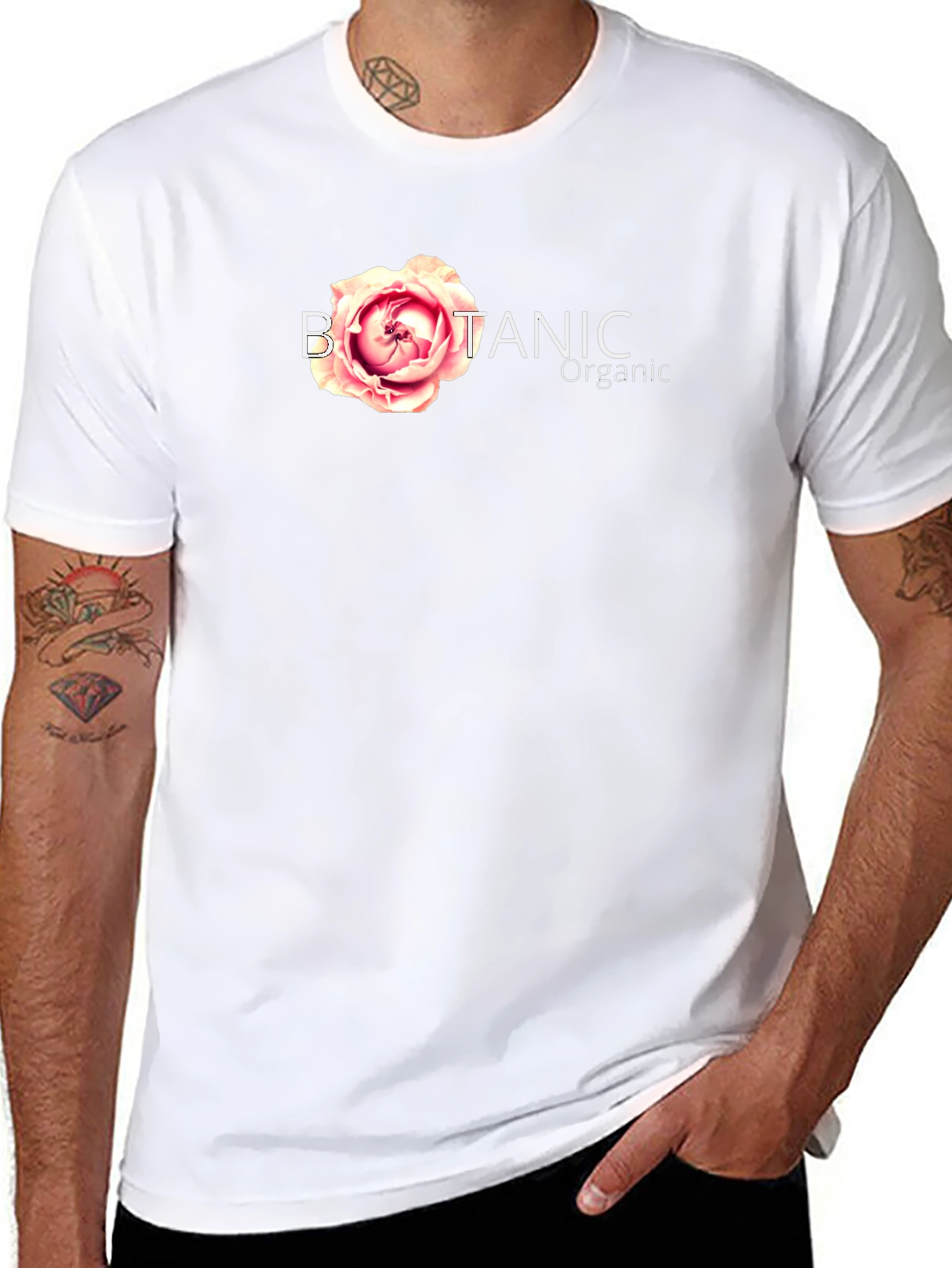 Botanical Organic Graphic T-Shirt