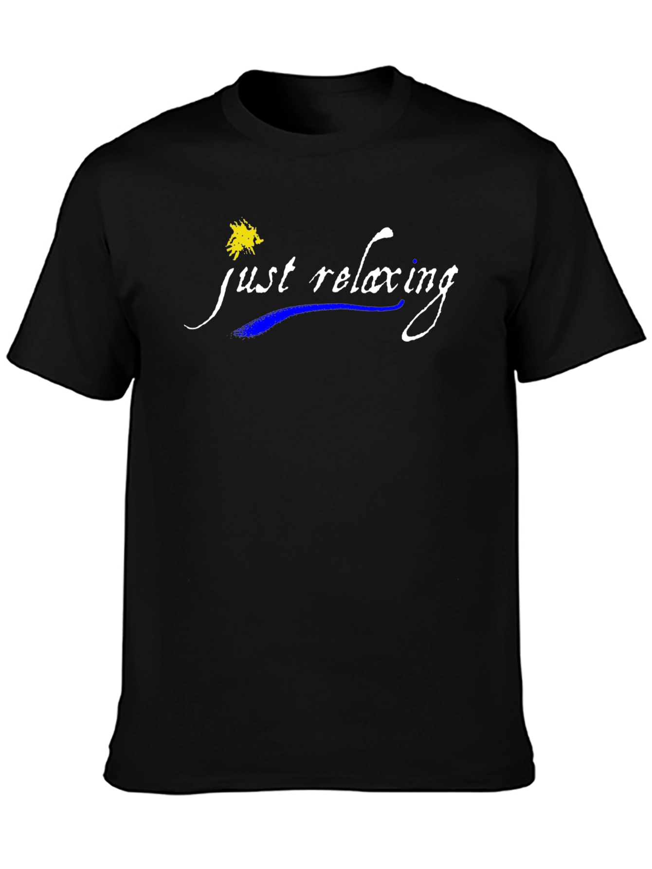 Just Relaxing Graphic Print T-Shirt
