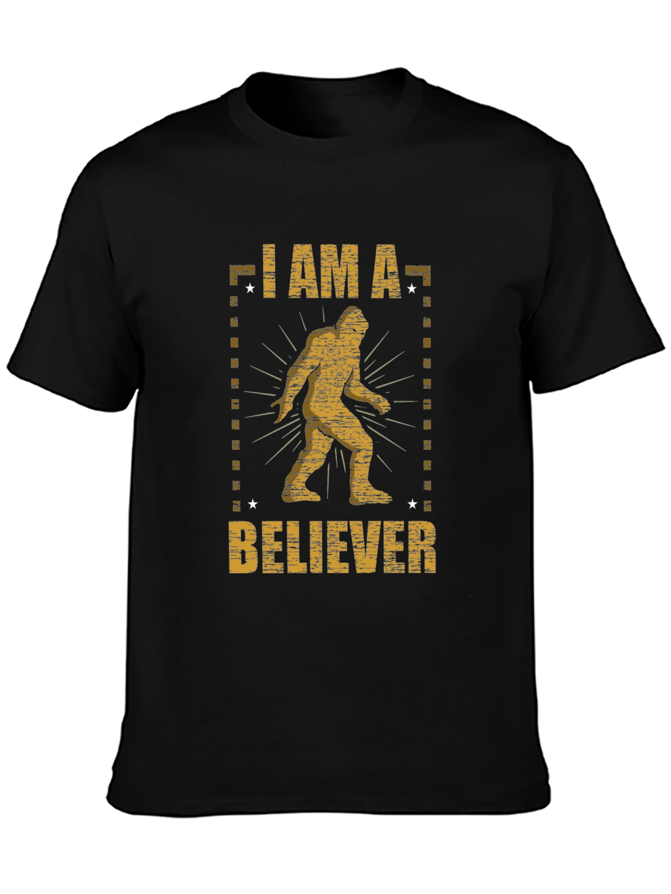 I Am A Believer Bigfoot Graphic Tee