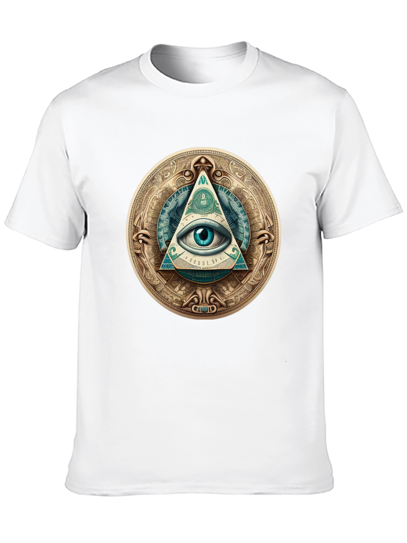 All Seeing Eye Graphic Tee - Illuminati Design