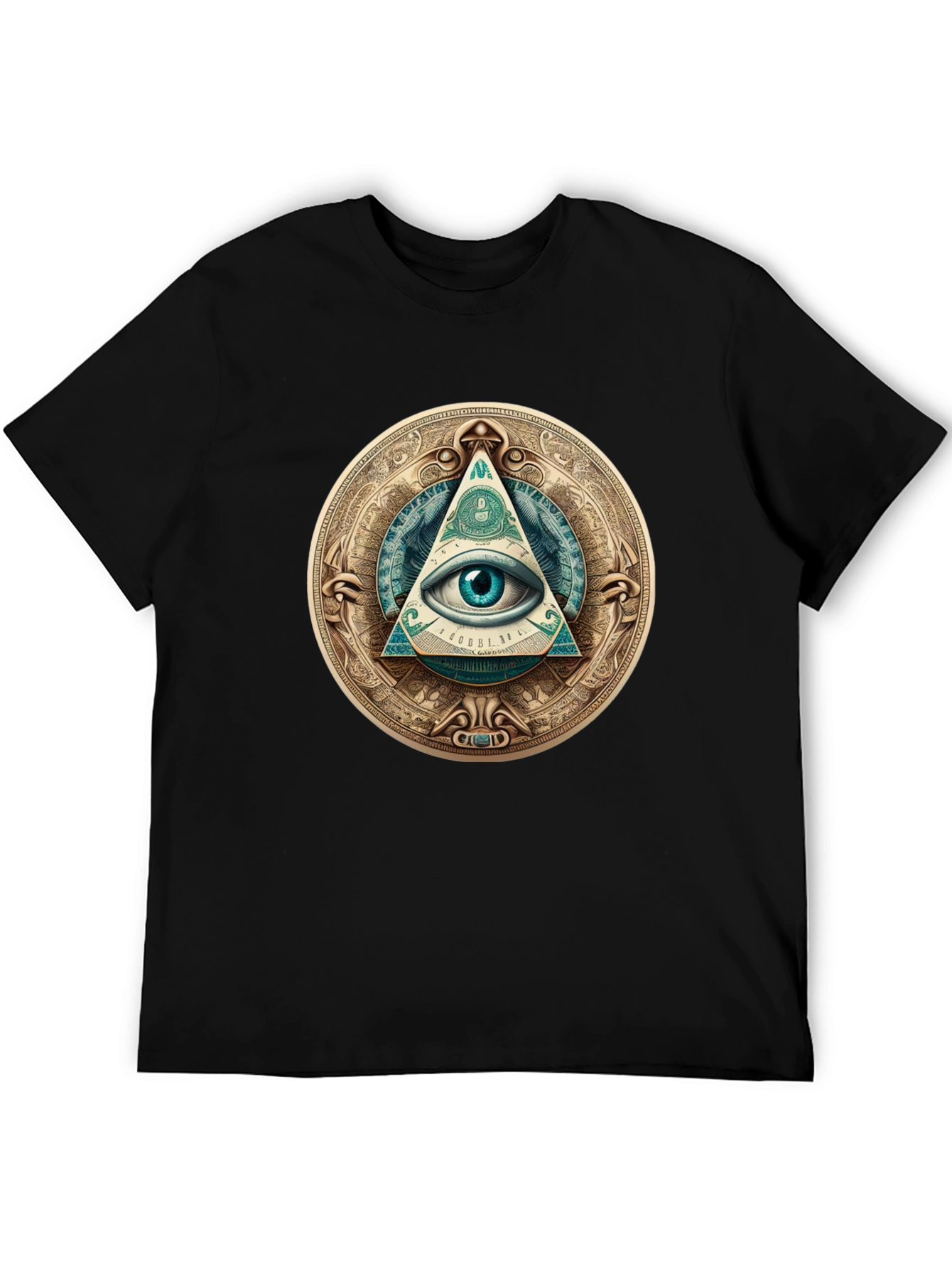 All Seeing Eye Graphic Tee - Illuminati Design