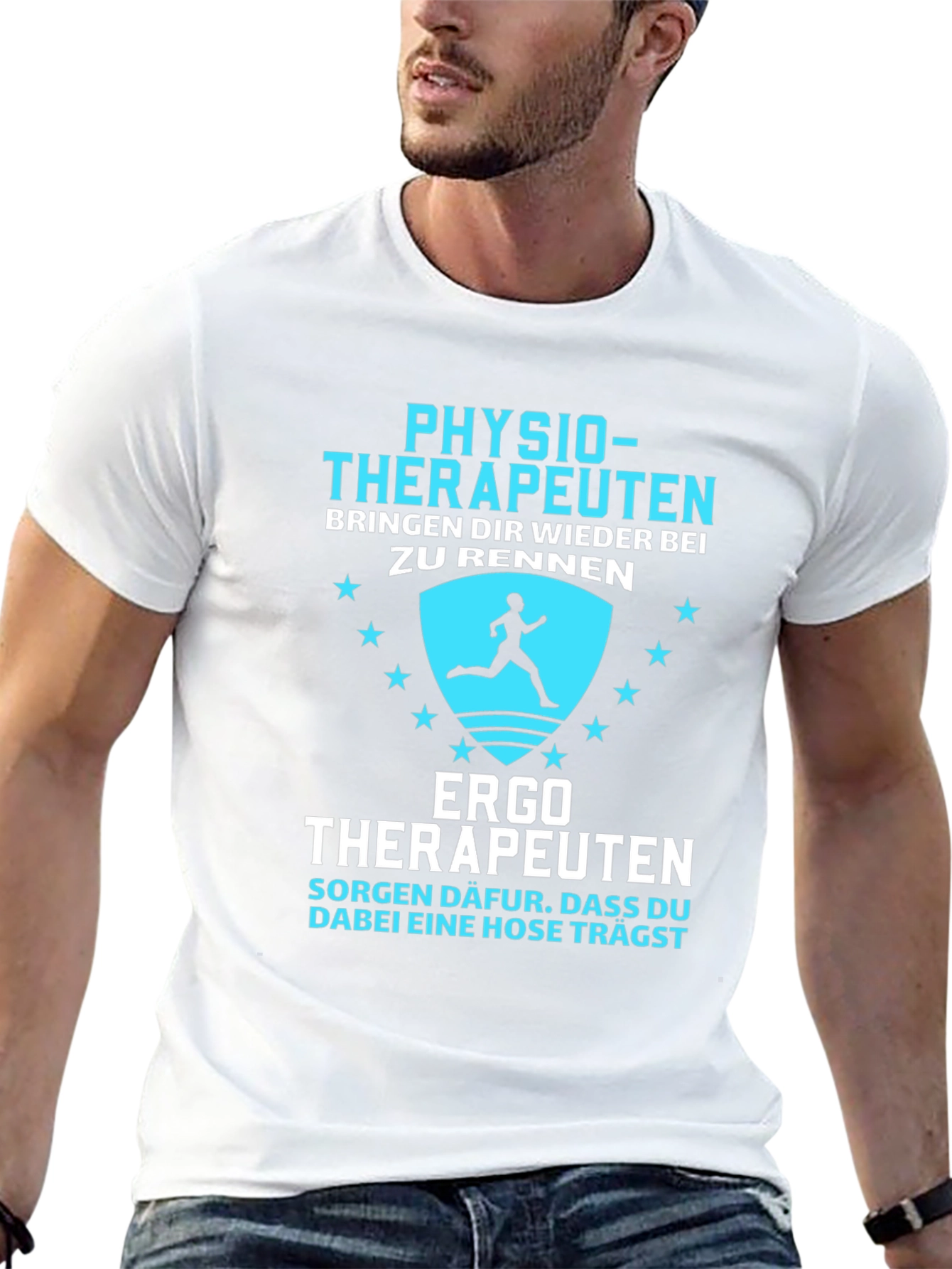 Physio & Ergo Therapist T-Shirt: Run with Confidence!