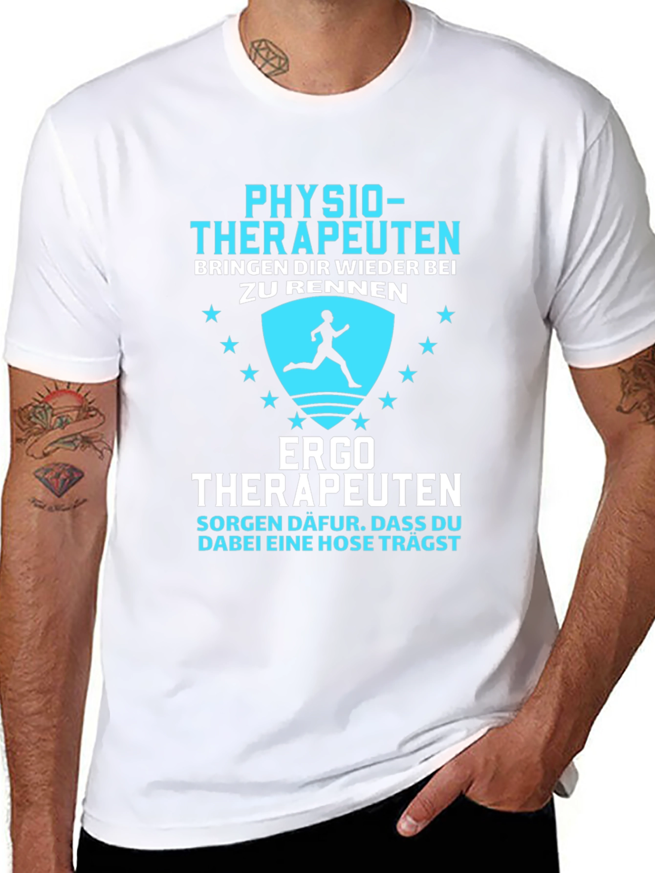 Physio & Ergo Therapist T-Shirt: Run with Confidence!