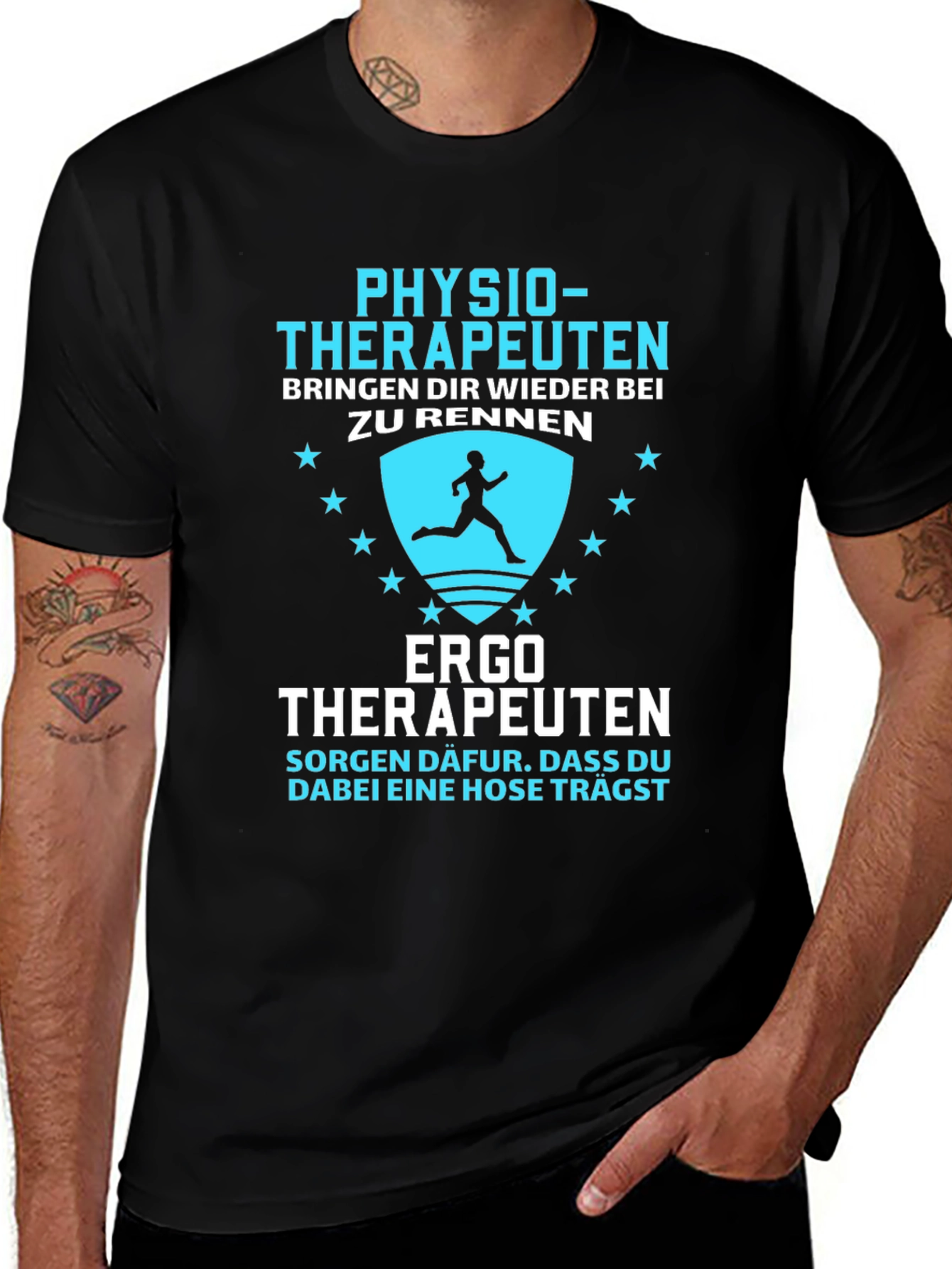 Physio & Ergo Therapist T-Shirt: Run with Confidence!