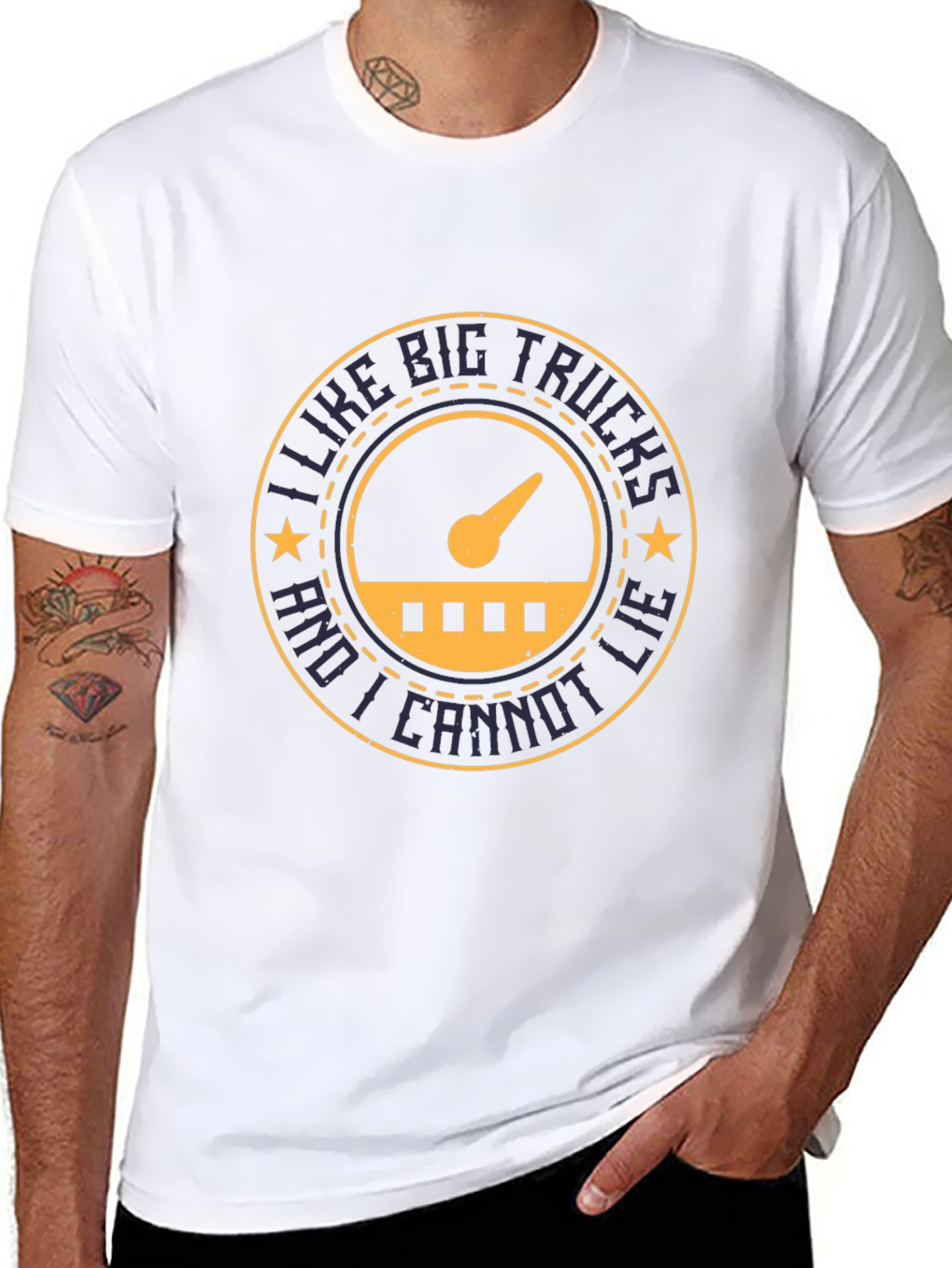 I Like Big Trucks T-Shirt - Funny Graphic Tee