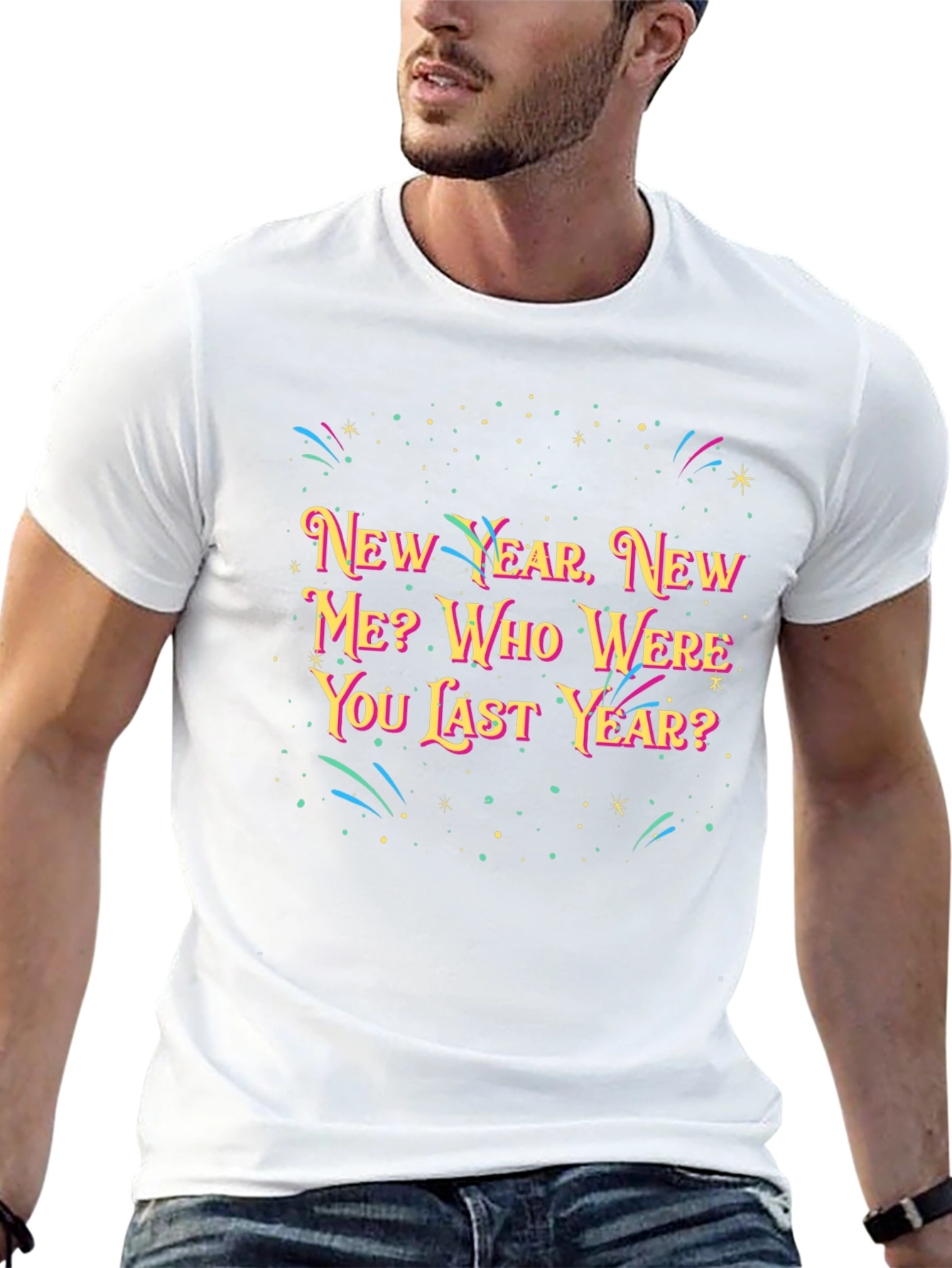 New Year New Me? Black Graphic Tee