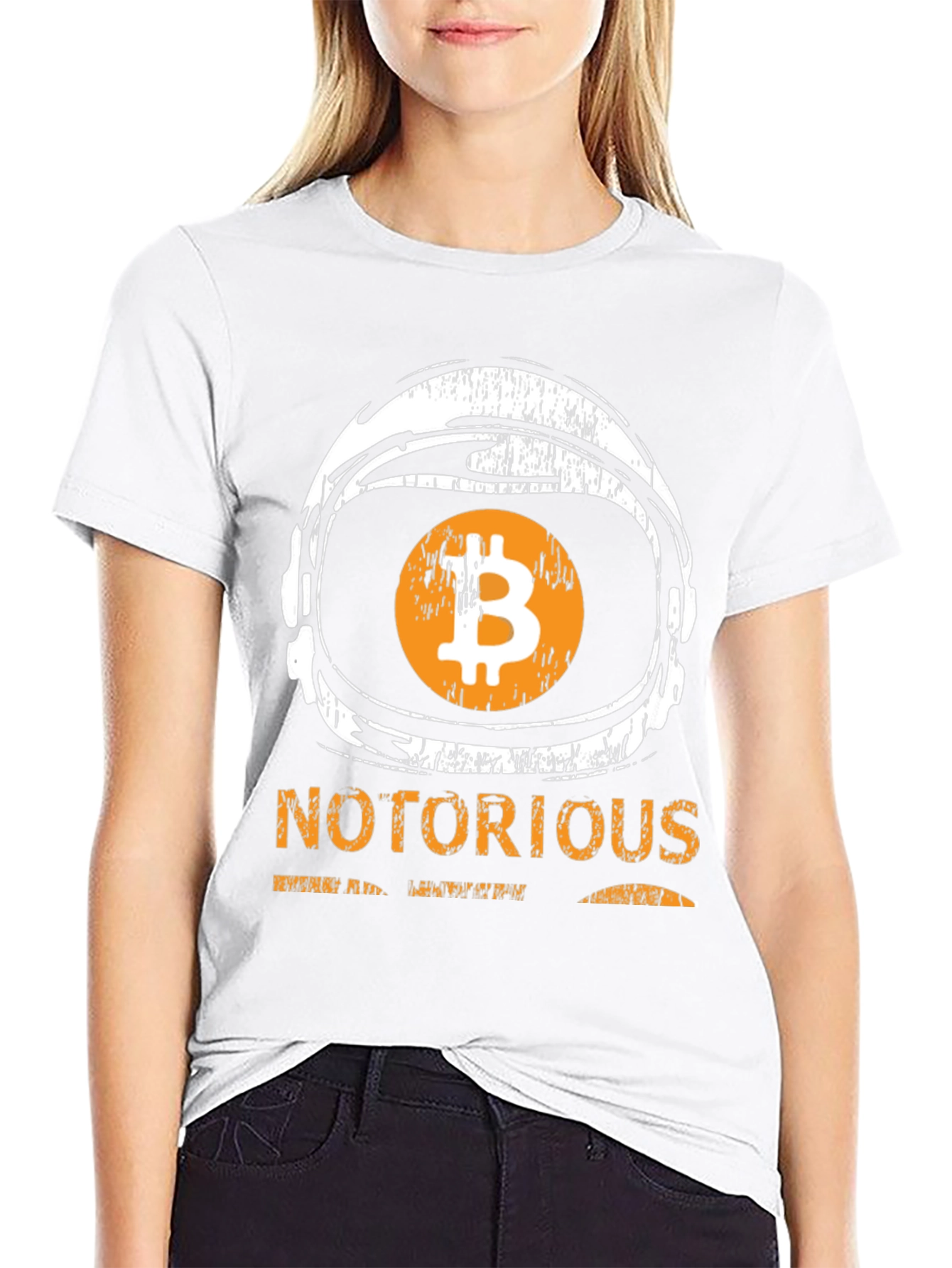 Notorious Bitcoin Astronaut Black T-Shirt