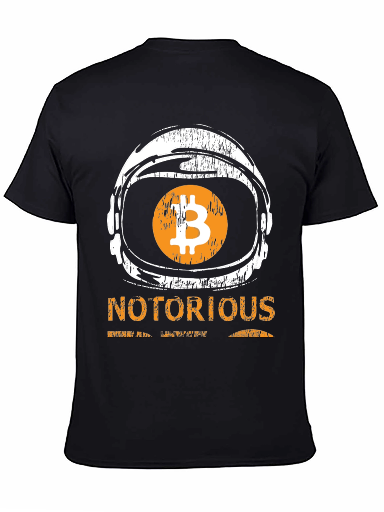 Notorious Bitcoin Astronaut Black T-Shirt