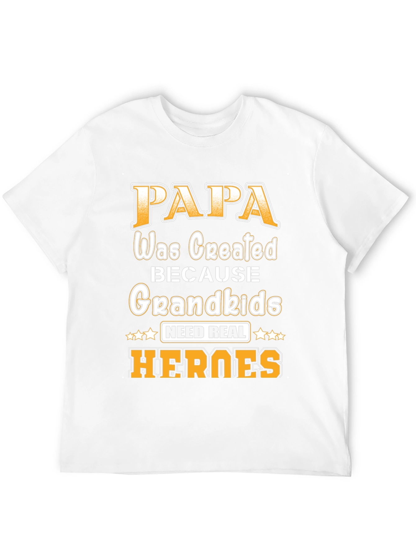 Papa Grandkids Heroes T-Shirt