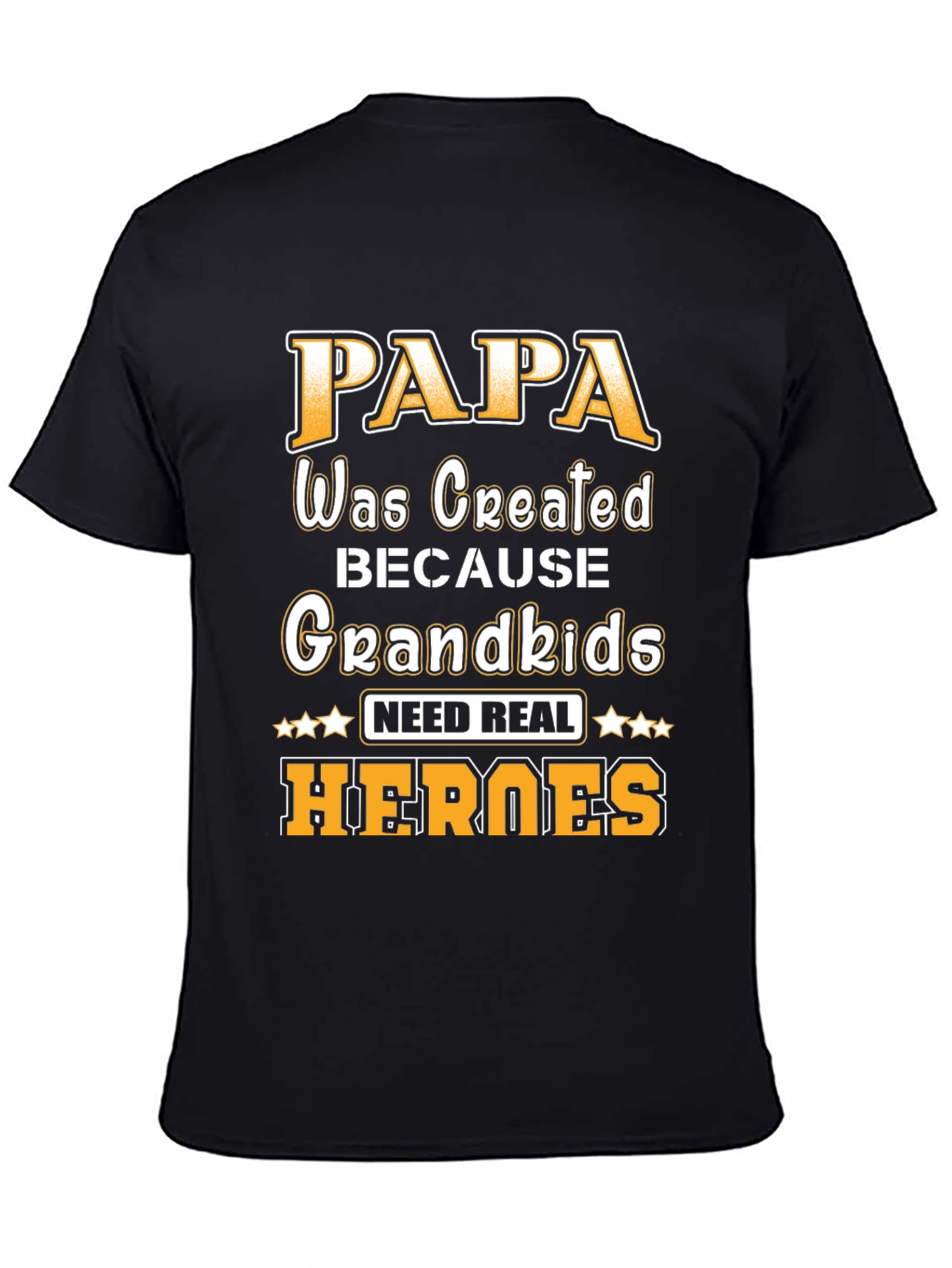 Papa Grandkids Heroes T-Shirt
