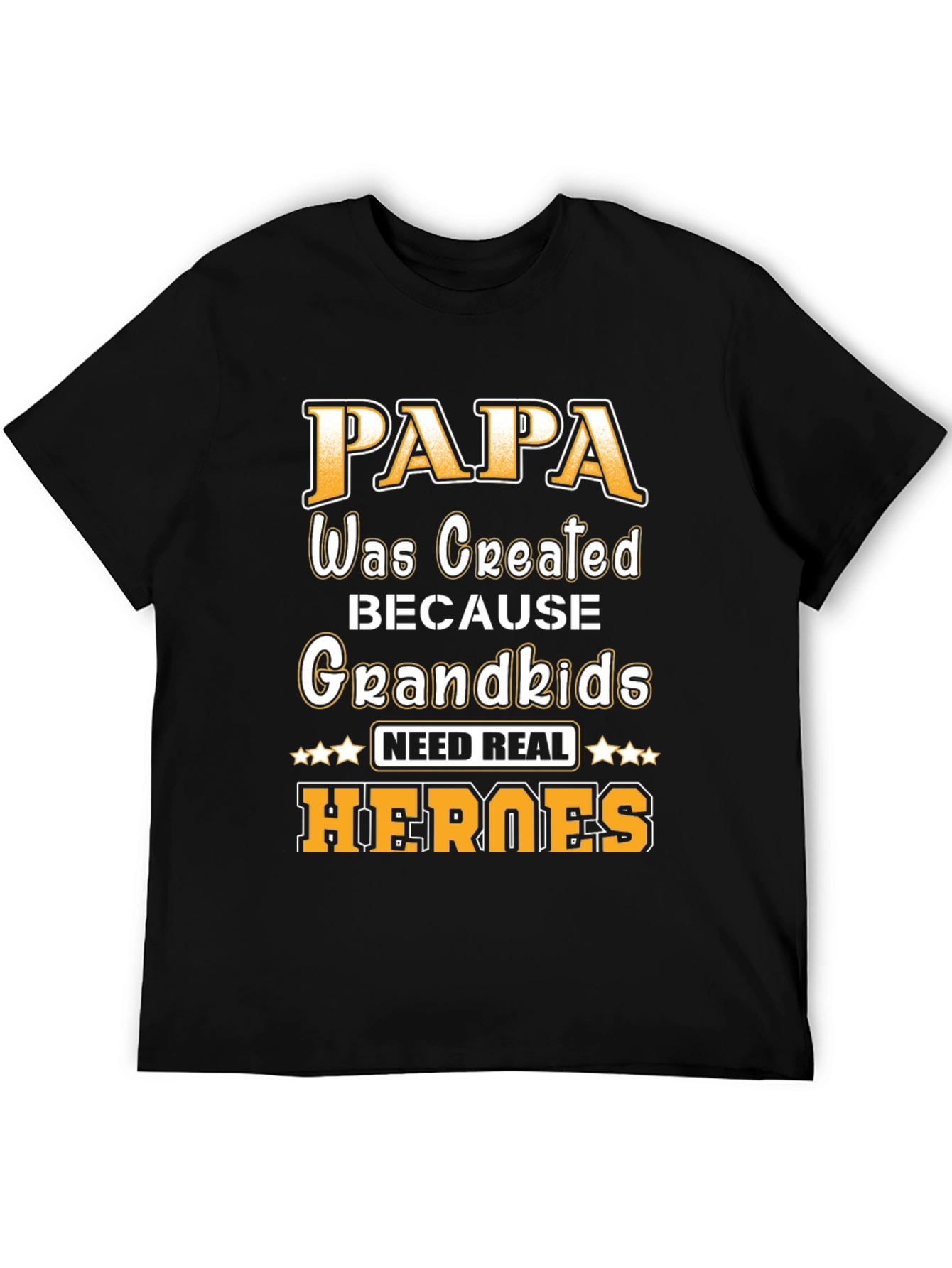 Papa Grandkids Heroes T-Shirt