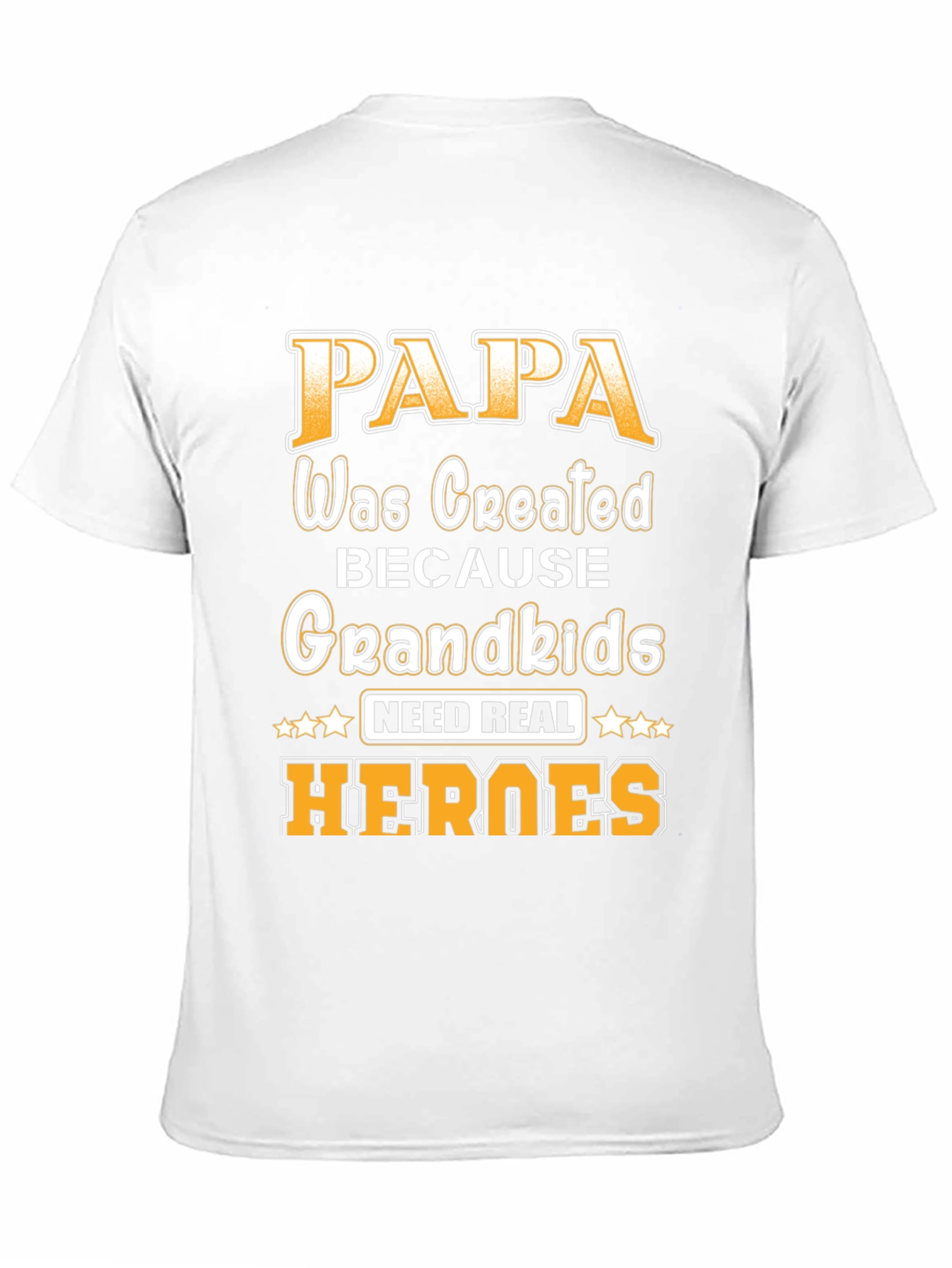 Papa Grandkids Heroes T-Shirt
