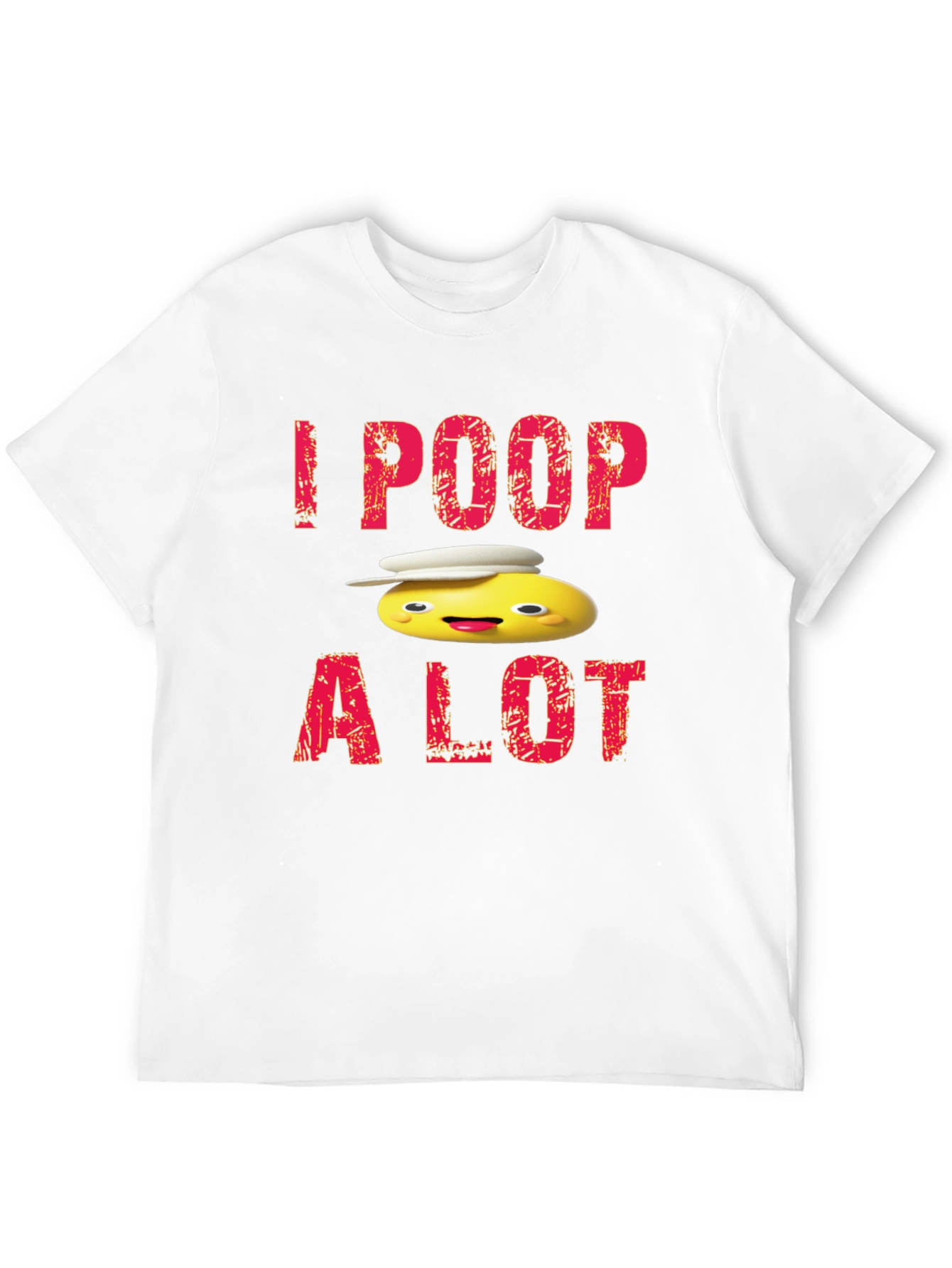 I Poop A Lot Cartoon T-Shirt