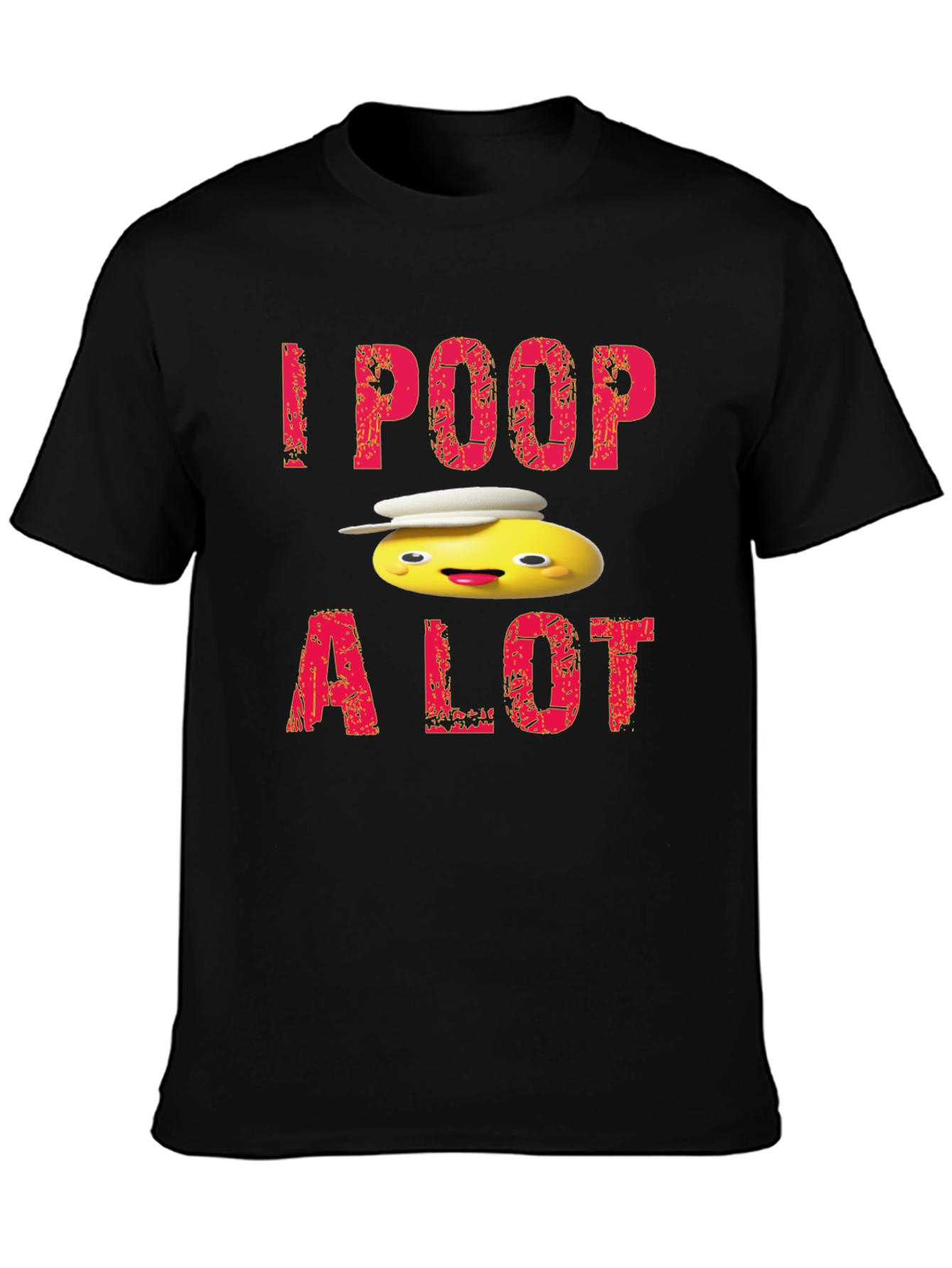 I Poop A Lot Cartoon T-Shirt