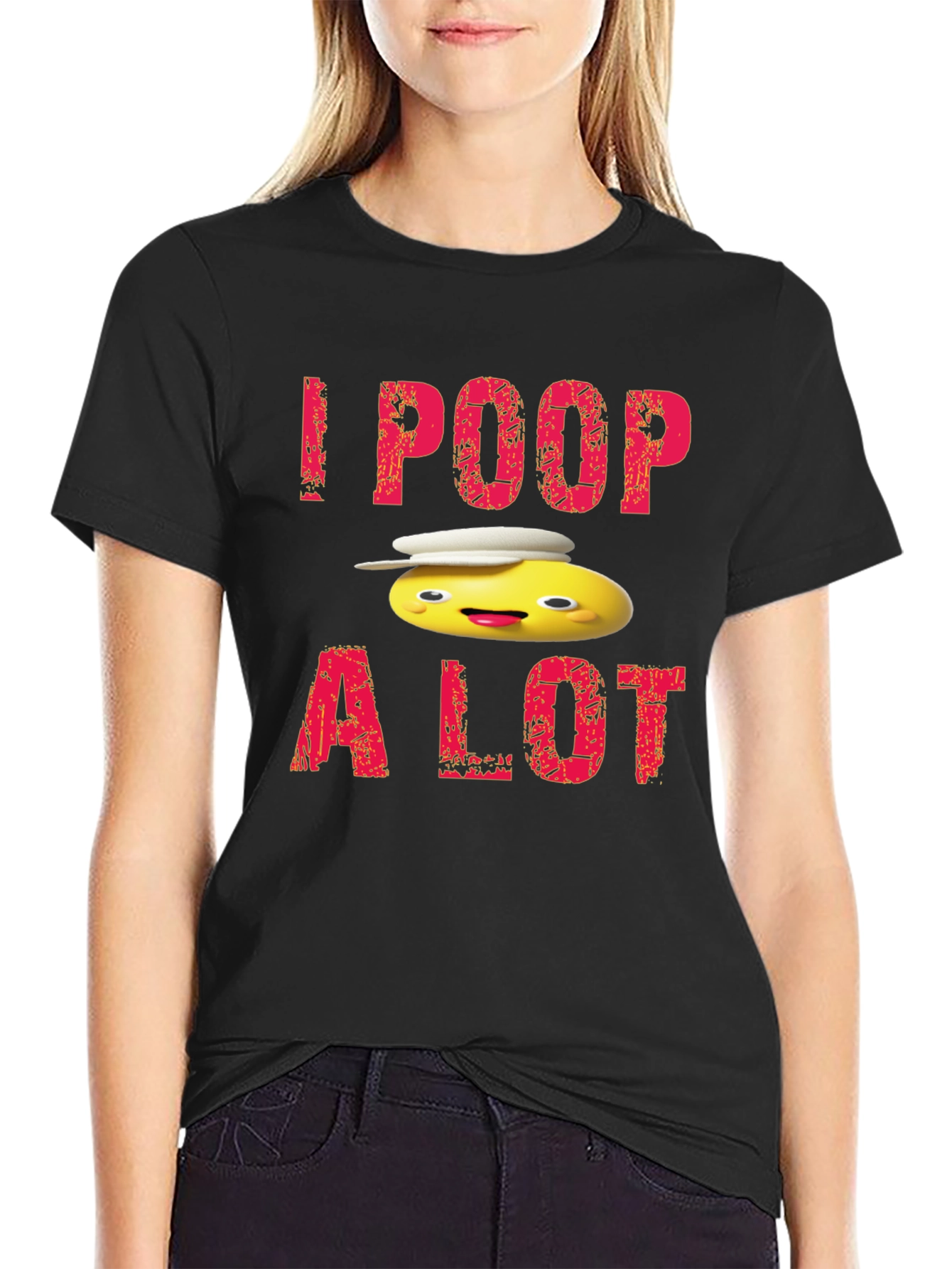 I Poop A Lot Cartoon T-Shirt