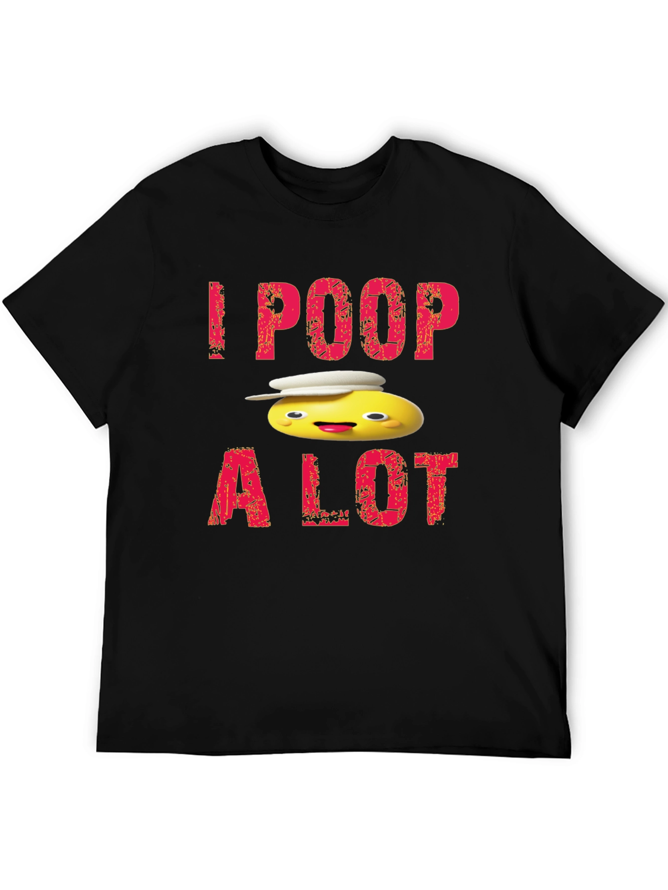 I Poop A Lot Cartoon T-Shirt