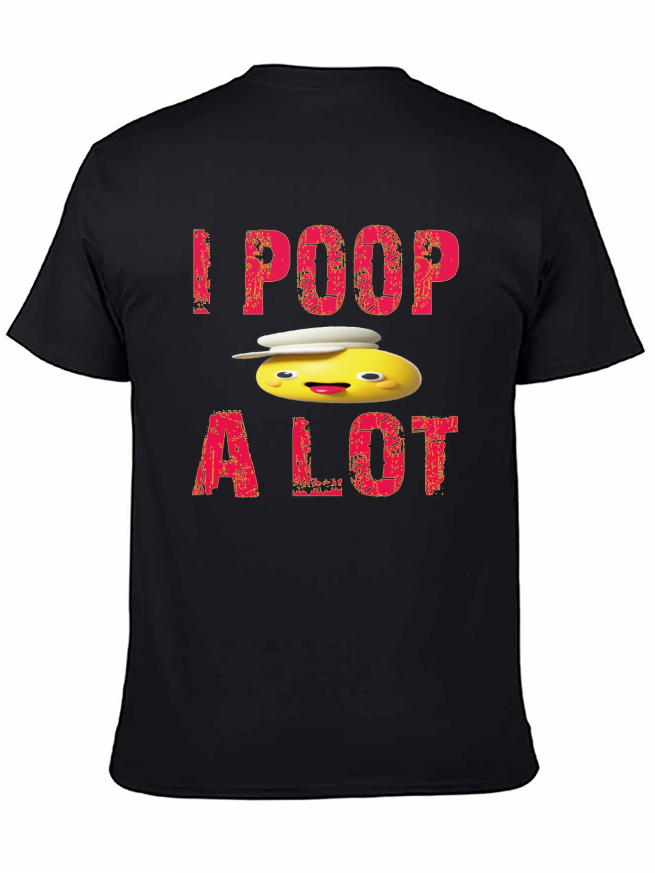 I Poop A Lot Cartoon T-Shirt