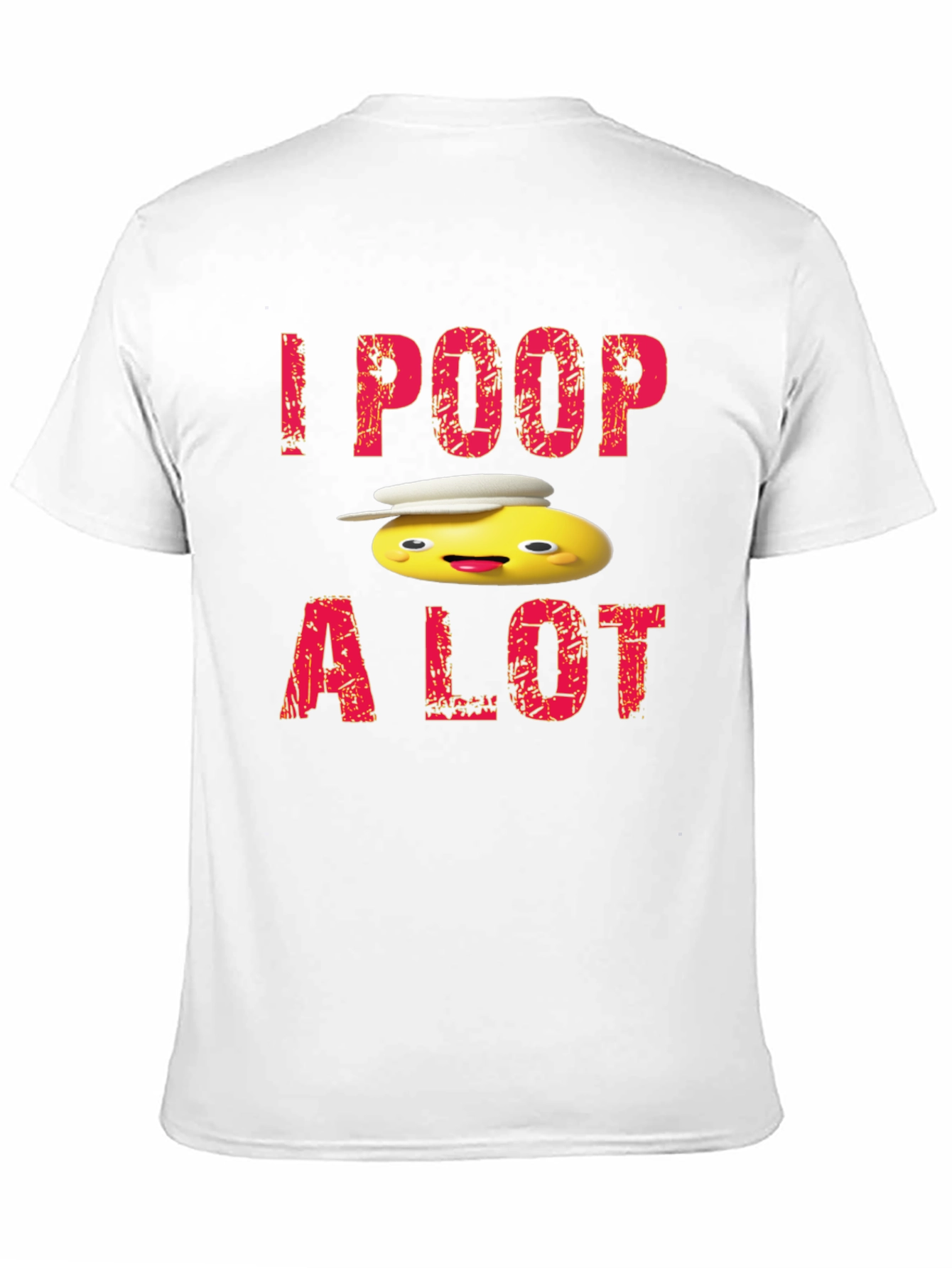 I Poop A Lot Cartoon T-Shirt