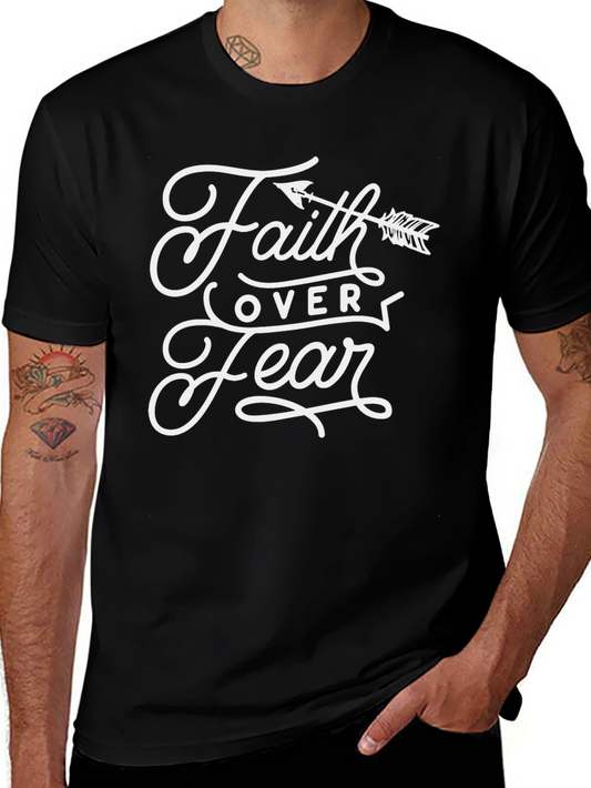 Faith Over Fear Arrow Graphic Tee