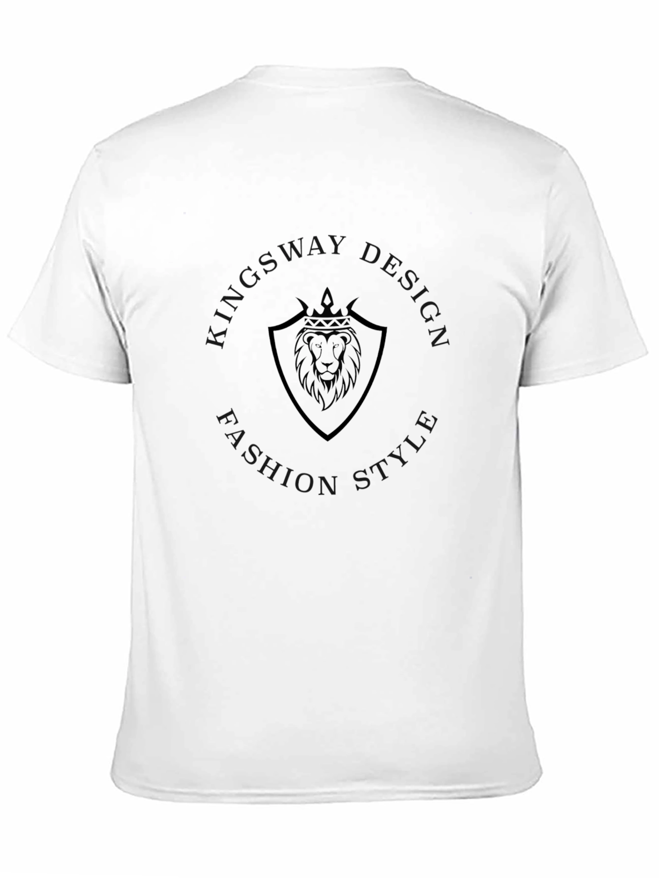 Lion Crest Black T-Shirt - Stylish & Comfortable