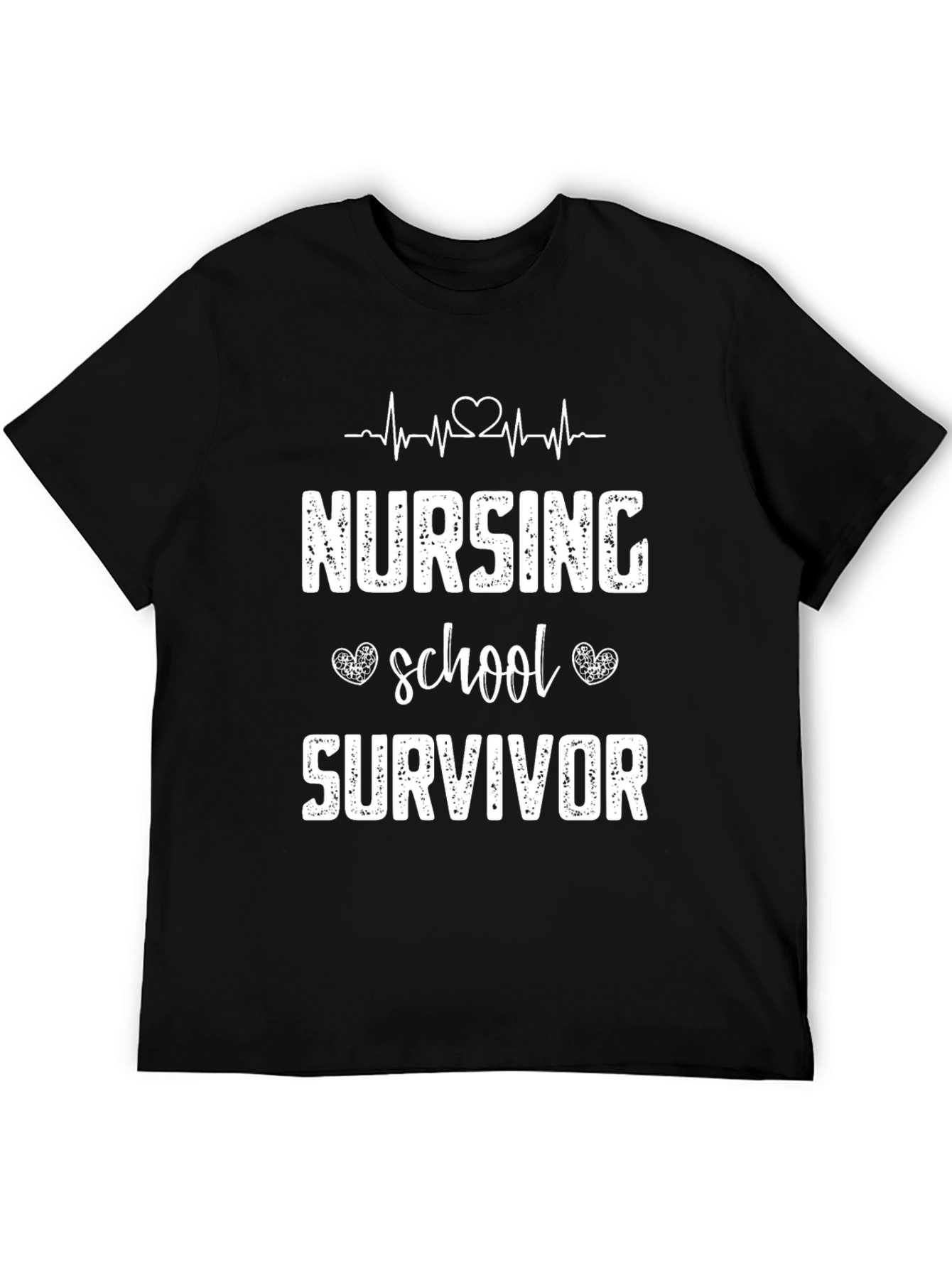 Nursing School Survivor T-Shirt - Black