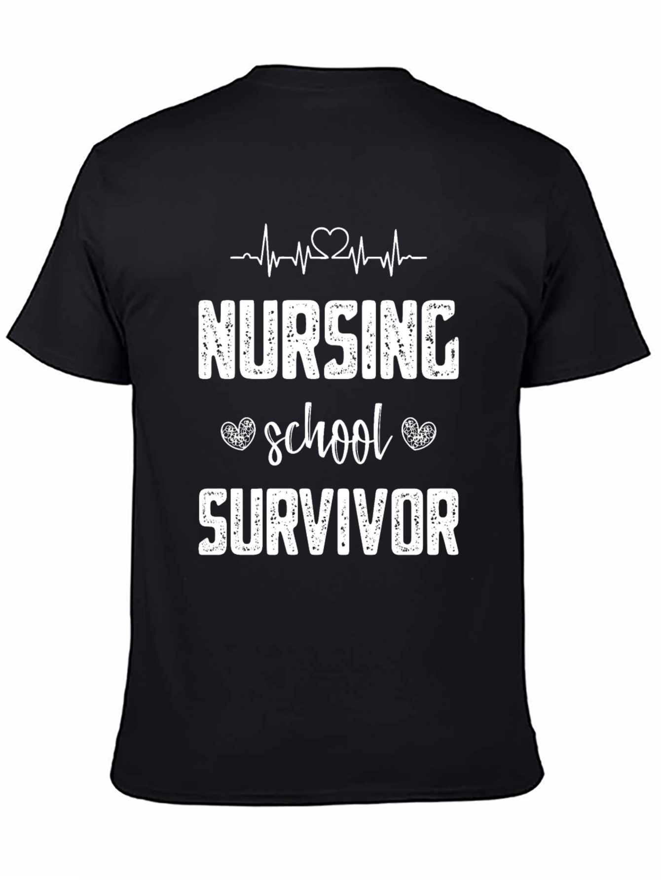 Nursing School Survivor T-Shirt - Black