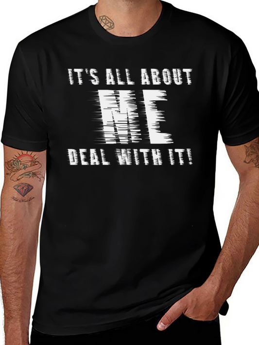 Its All About Me Black Graphic Tee