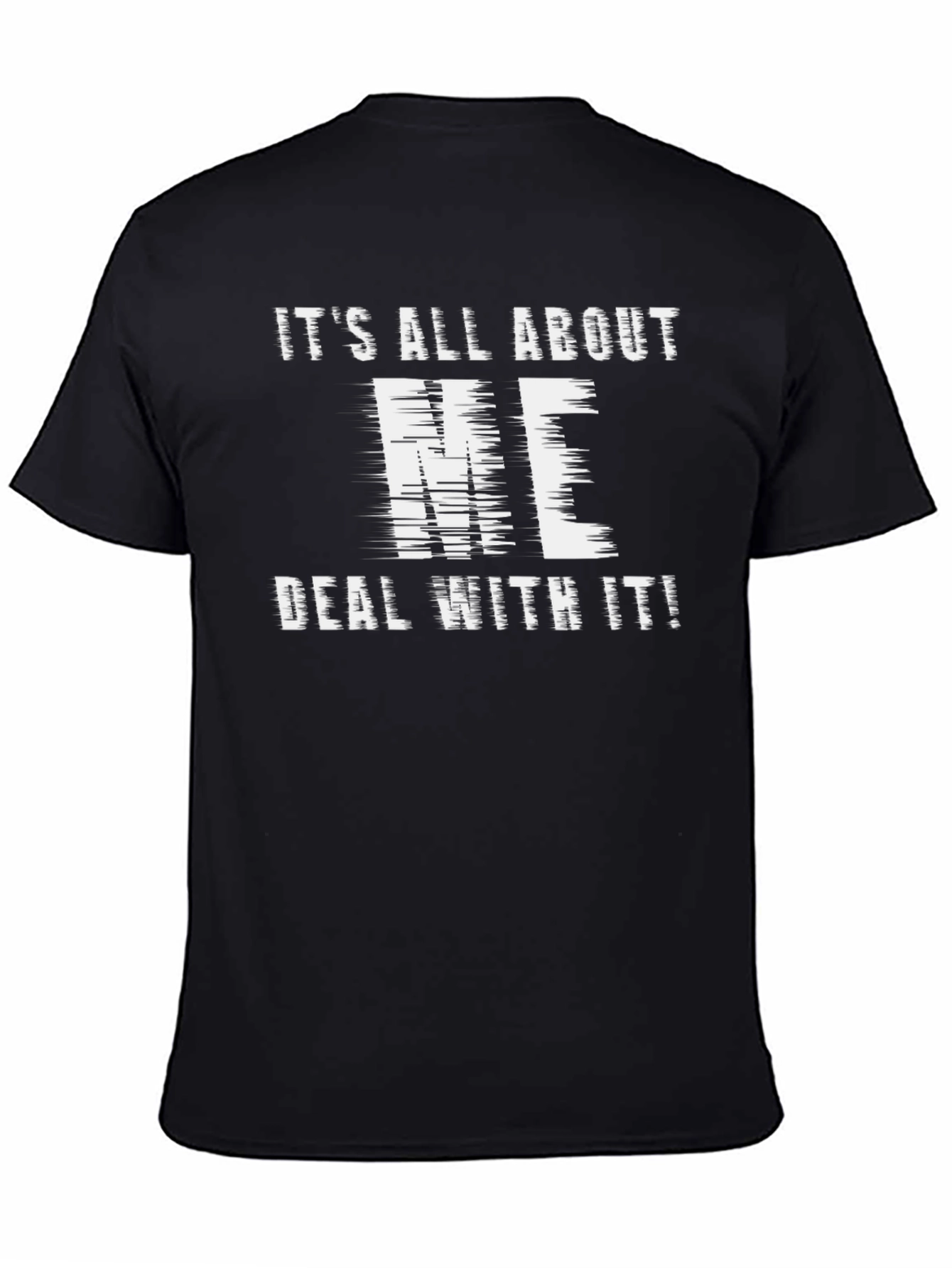 Its All About Me Black Graphic Tee